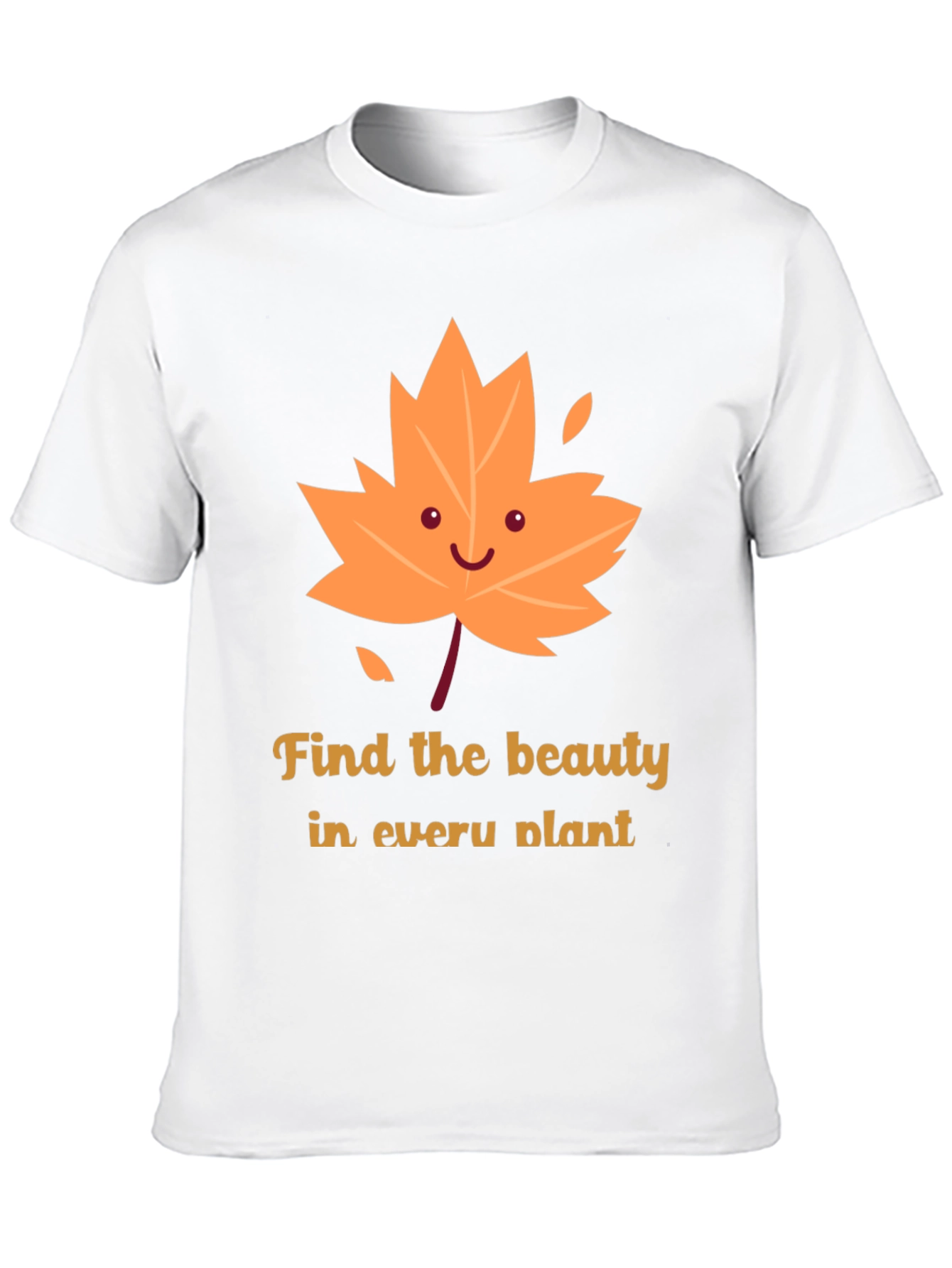 Cute Autumn Leaf Graphic T-Shirt