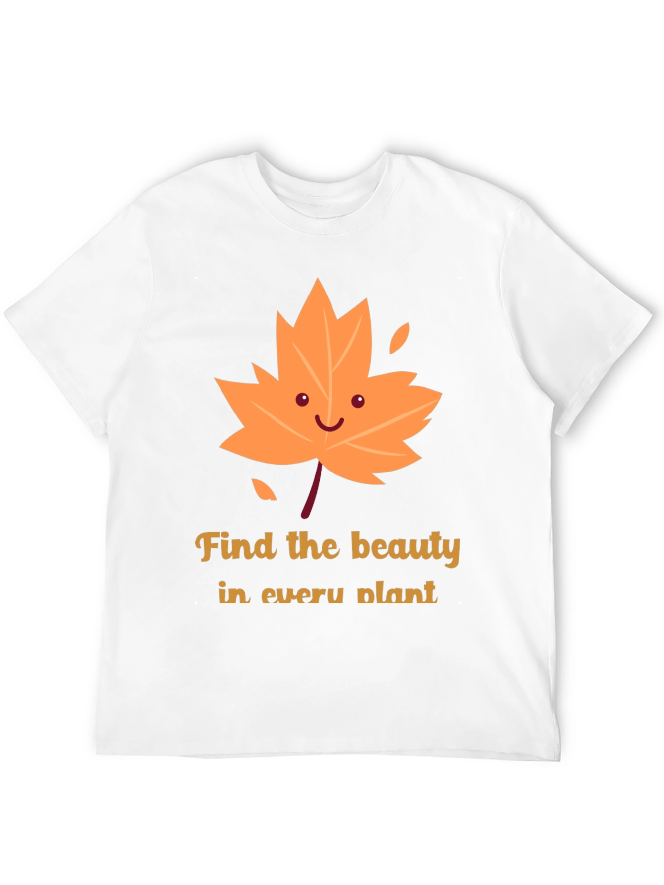 Cute Autumn Leaf Graphic T-Shirt