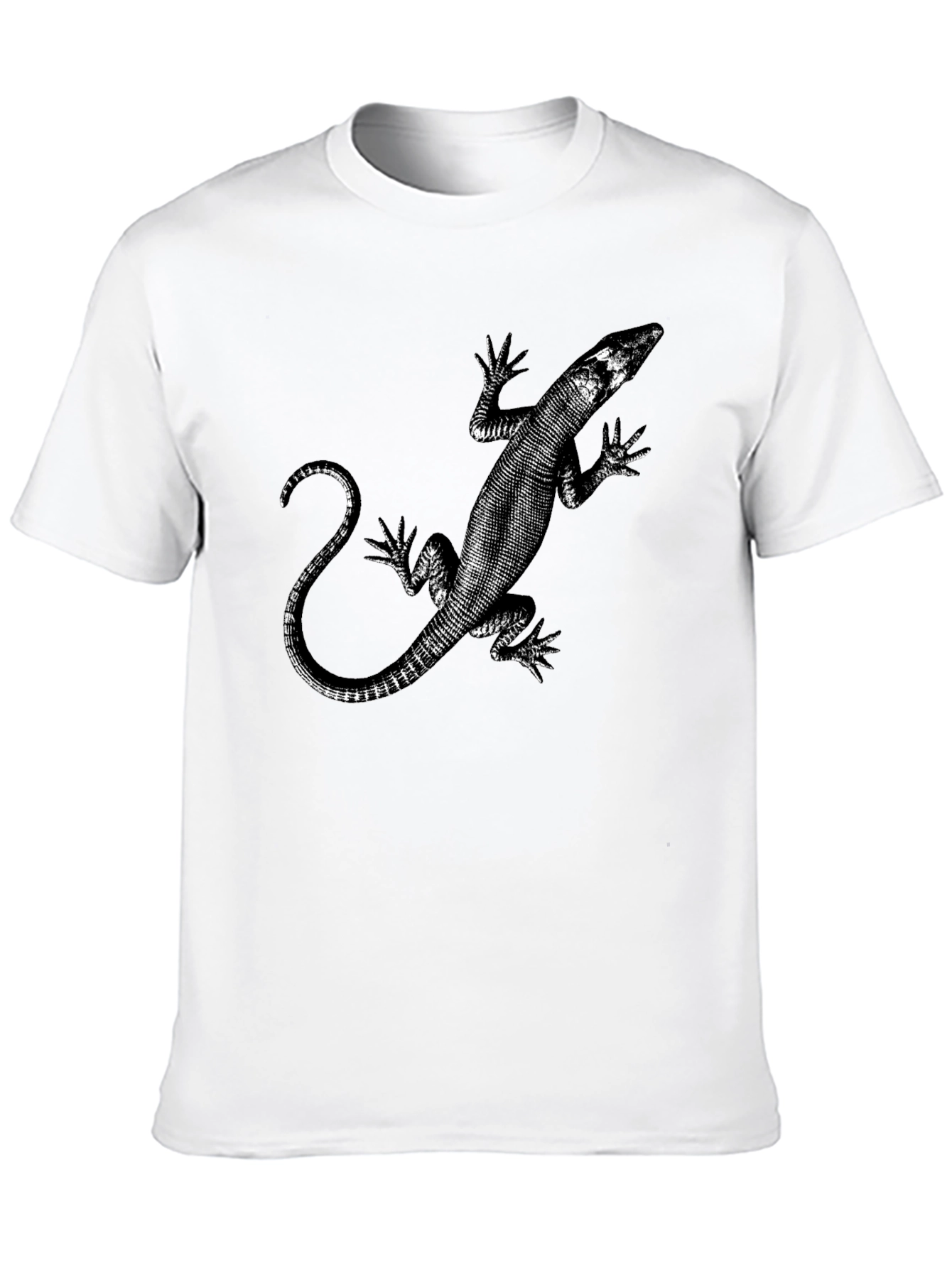 Lizard Print Graphic Tee