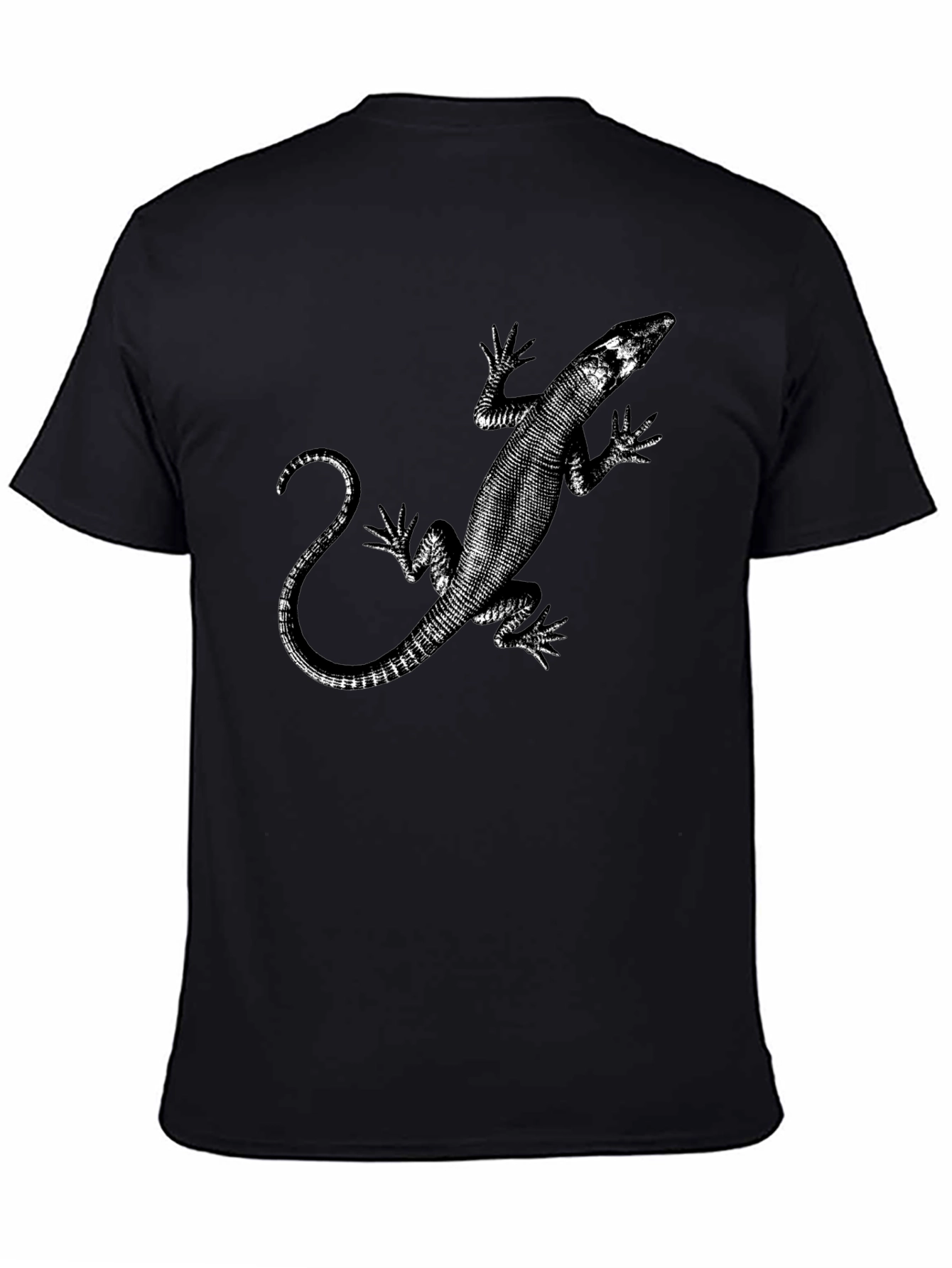Lizard Print Graphic Tee