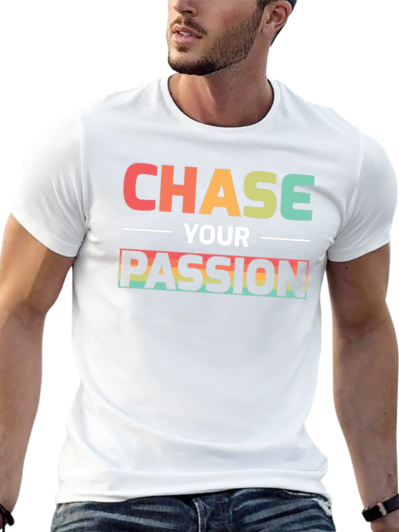 Chase Your Passion Black T-Shirt