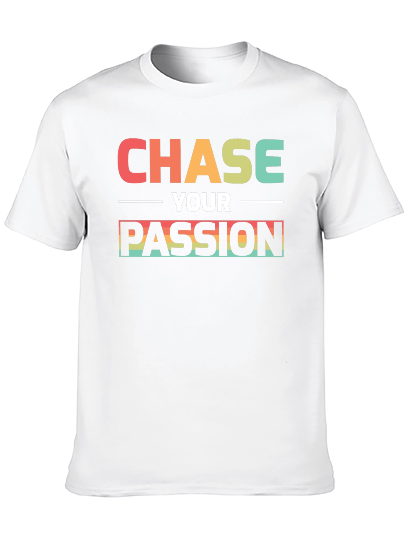 Chase Your Passion Black T-Shirt
