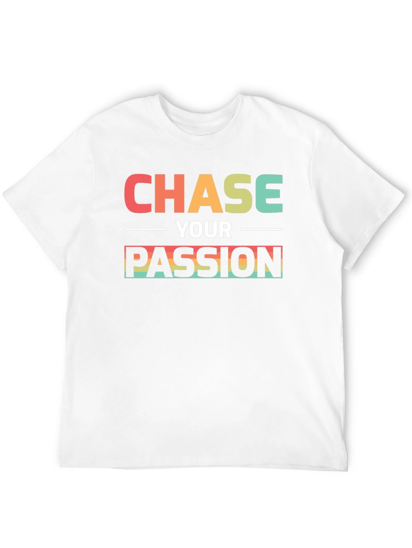 Chase Your Passion Black T-Shirt