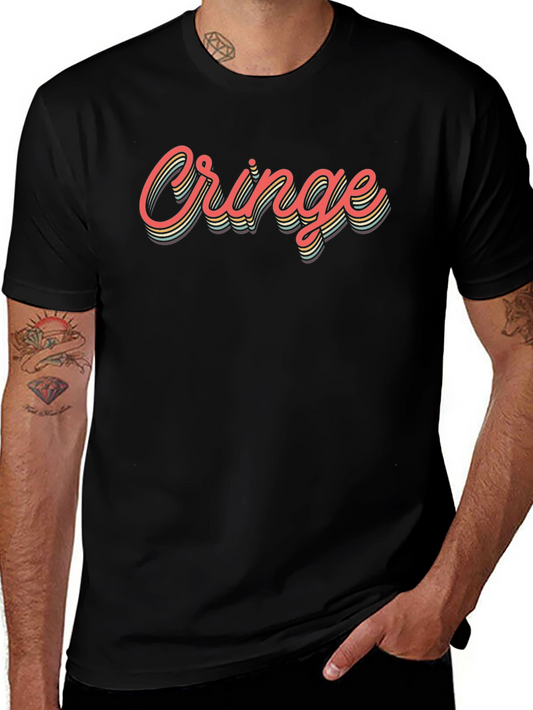 Retro Cringe Graphic Tee - Trendy Comfort