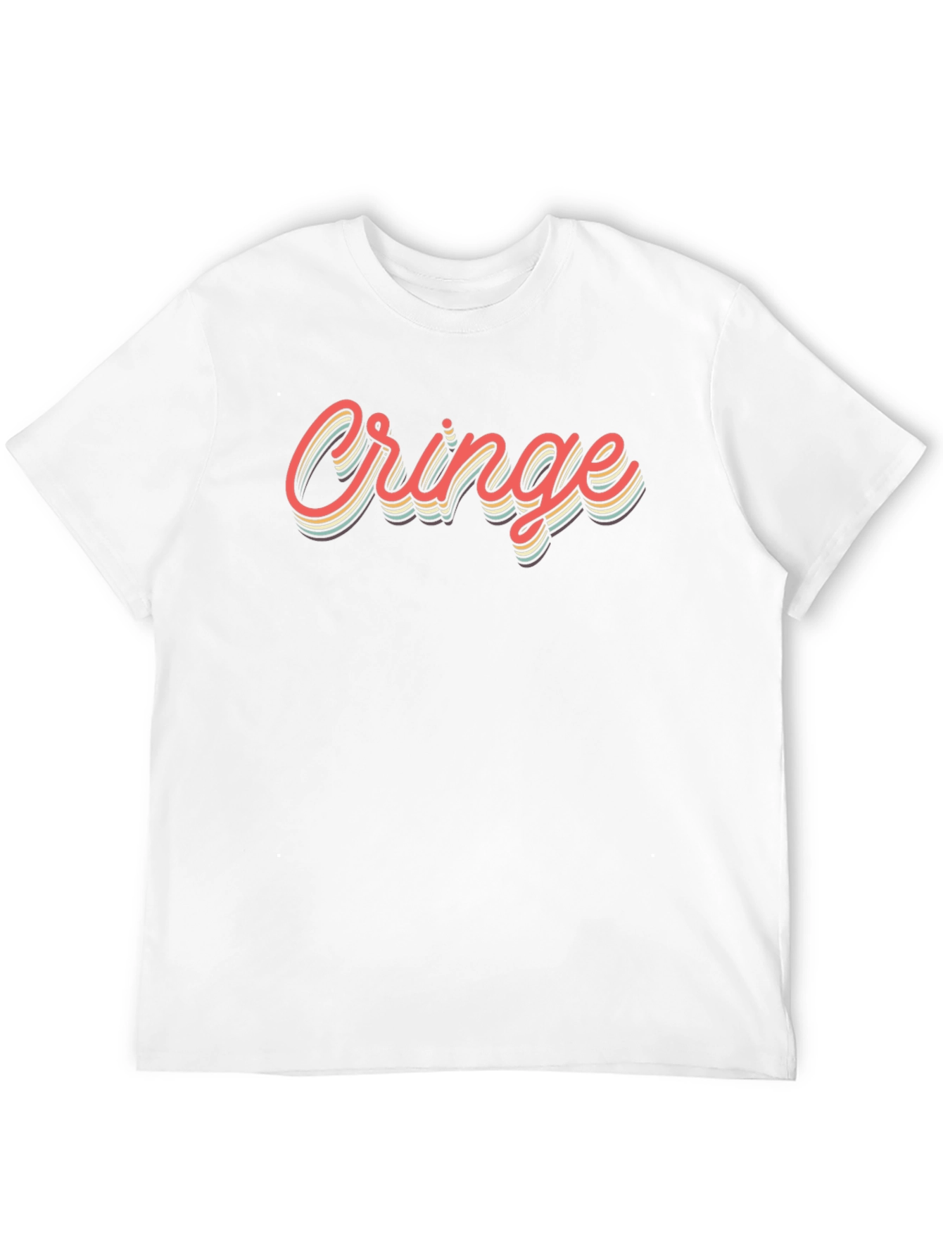Retro Cringe Graphic Tee - Trendy Comfort
