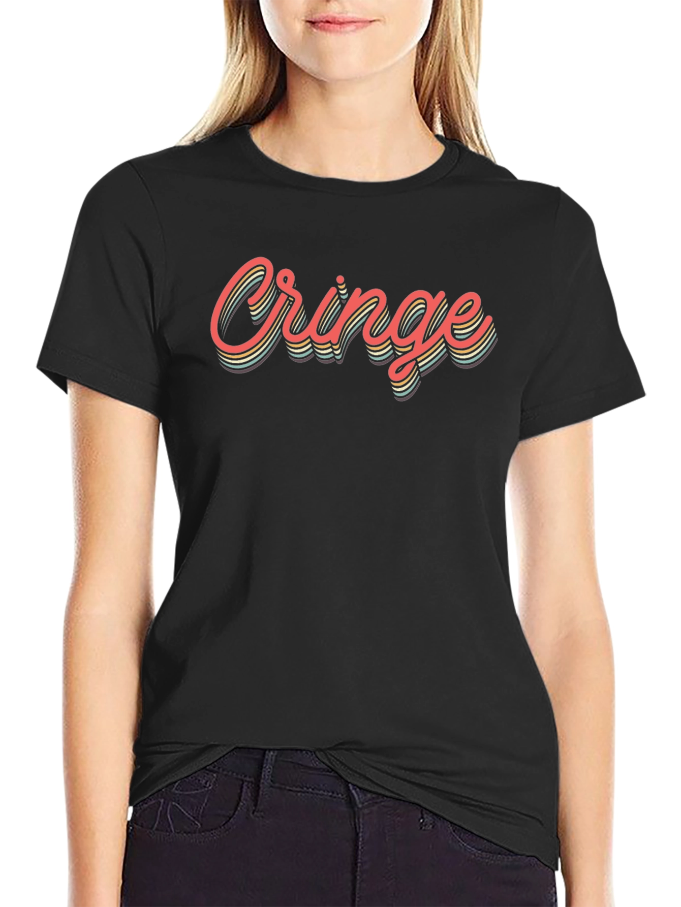 Retro Cringe Graphic Tee - Trendy Comfort
