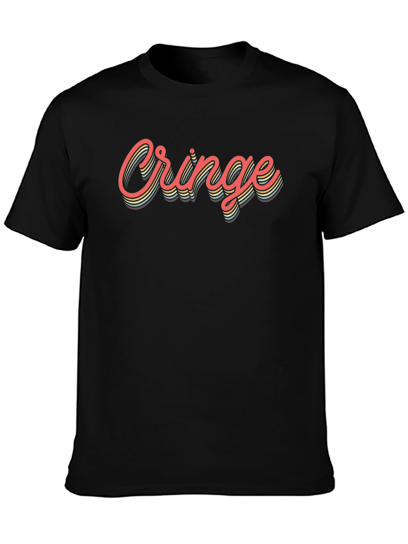 Retro Cringe Graphic Tee - Trendy Comfort