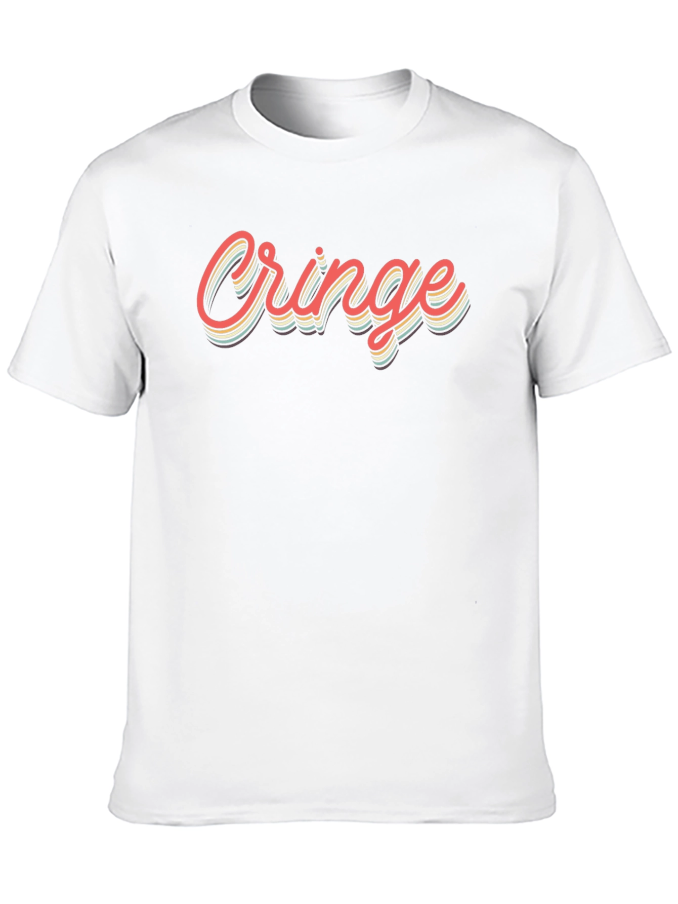 Retro Cringe Graphic Tee - Trendy Comfort