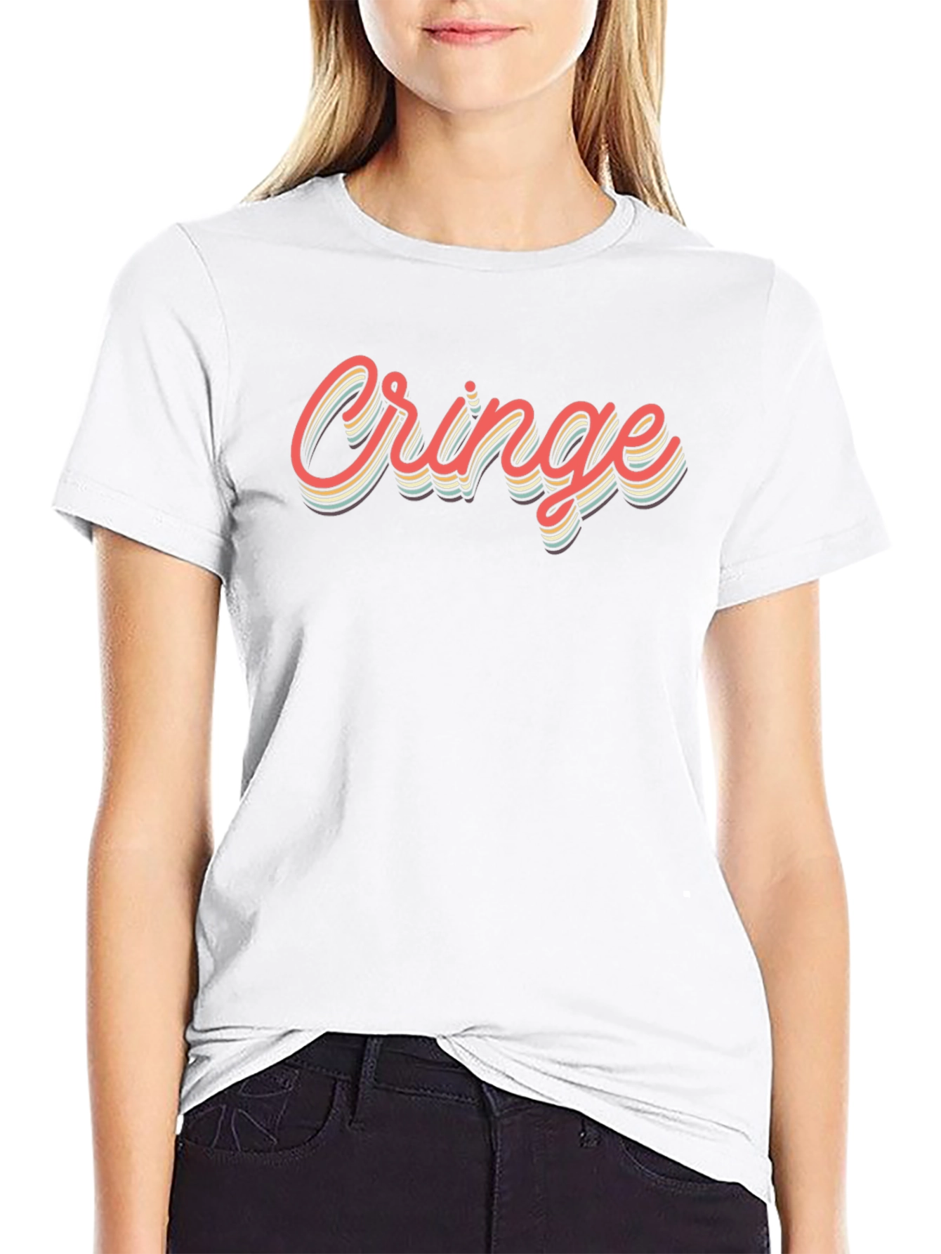 Retro Cringe Graphic Tee - Trendy Comfort