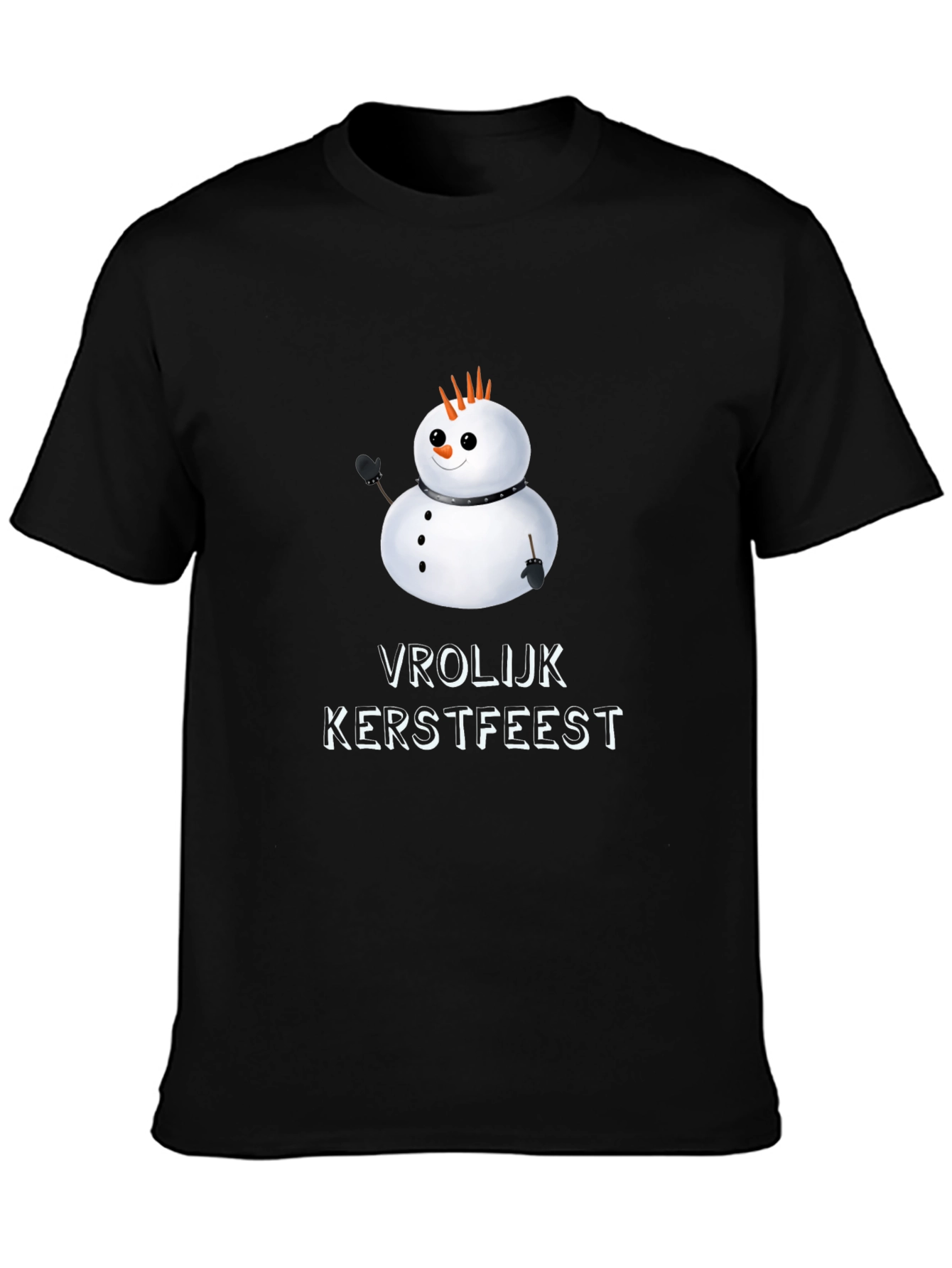 Vrolijk Kerstfeest Snowman T-Shirt