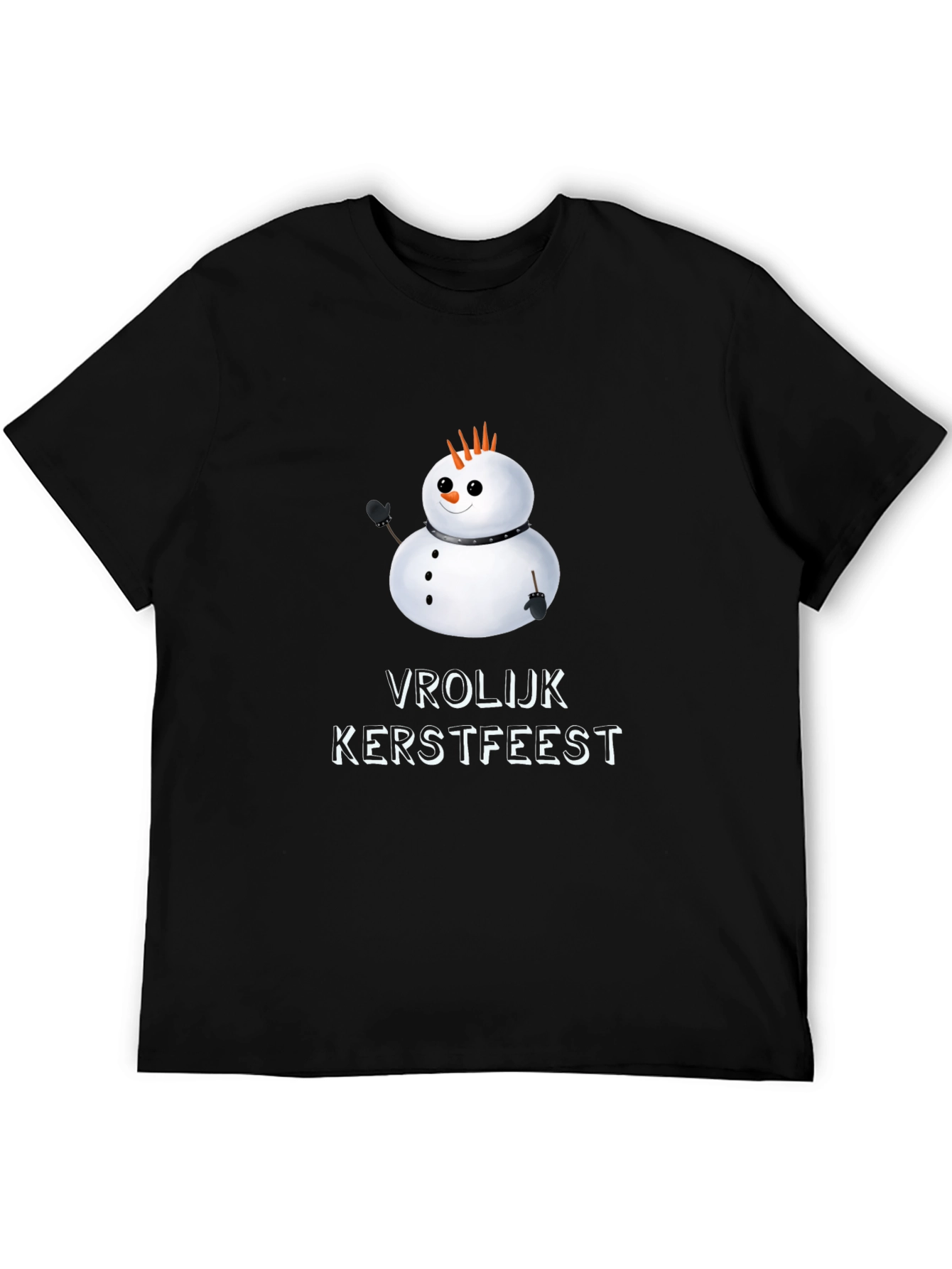 Vrolijk Kerstfeest Snowman T-Shirt