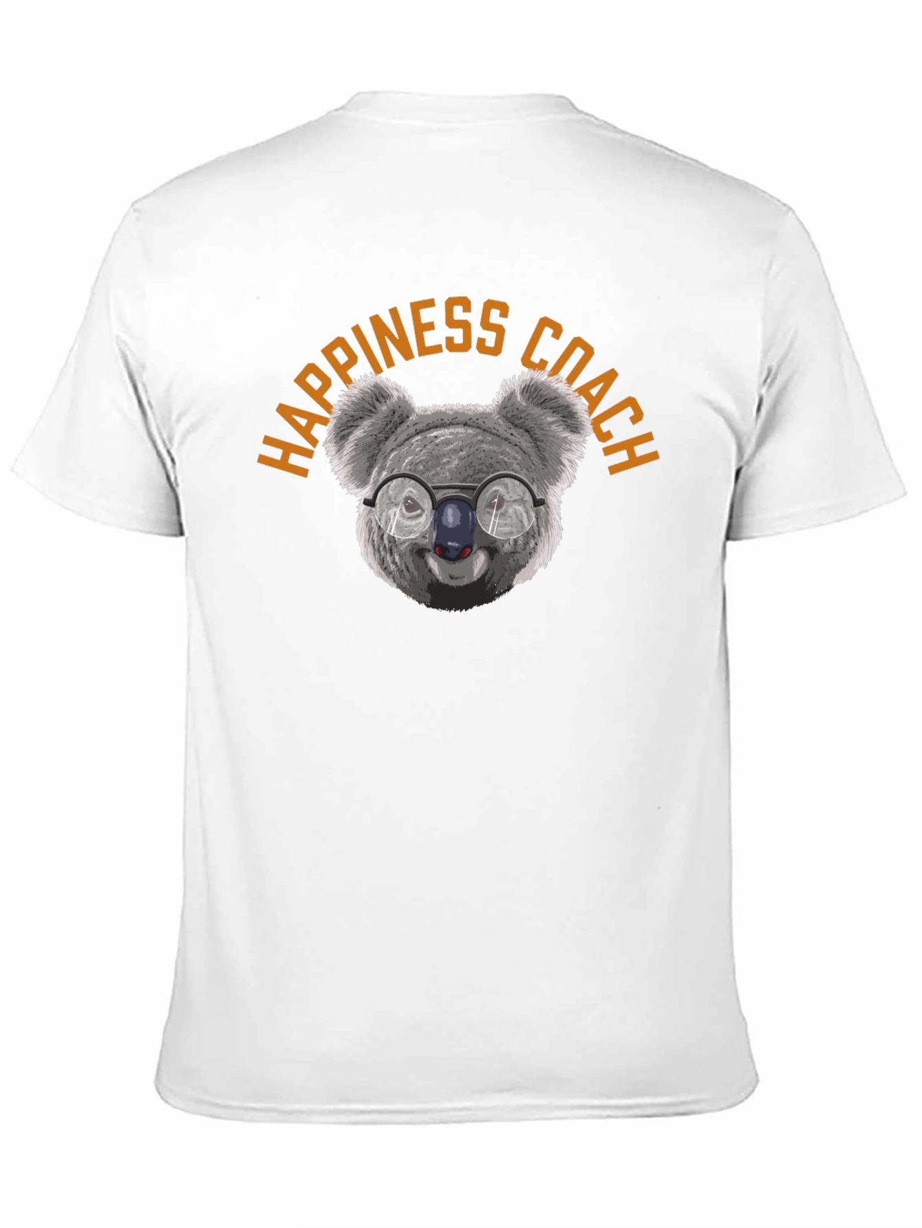 Happiness Coach Koala Graphic Tee - Black