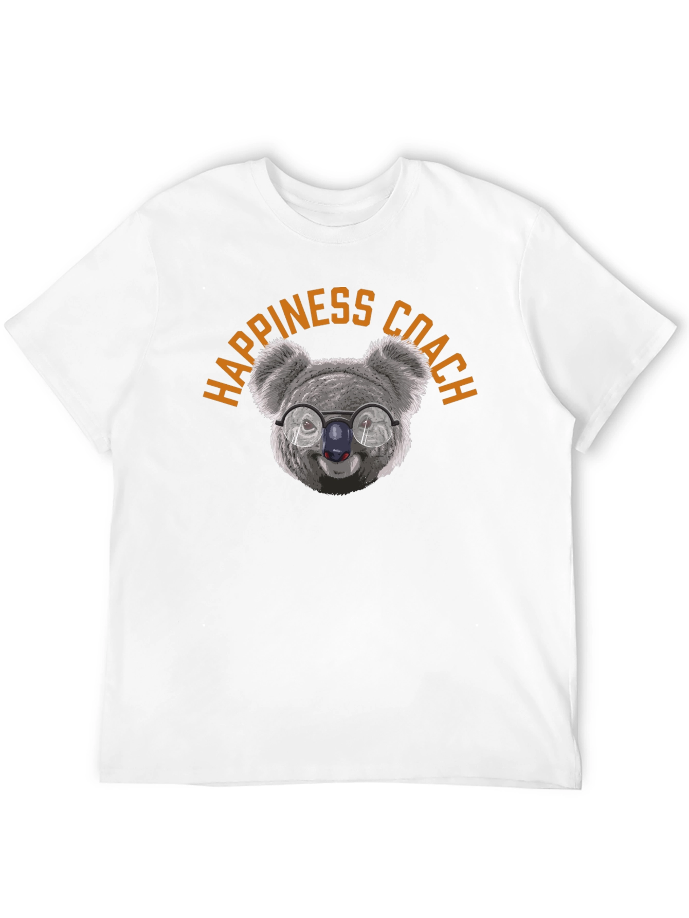 Happiness Coach Koala Graphic Tee - Black