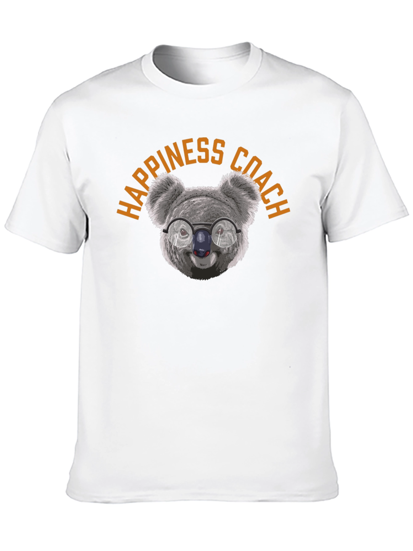 Happiness Coach Koala Graphic Tee - Black