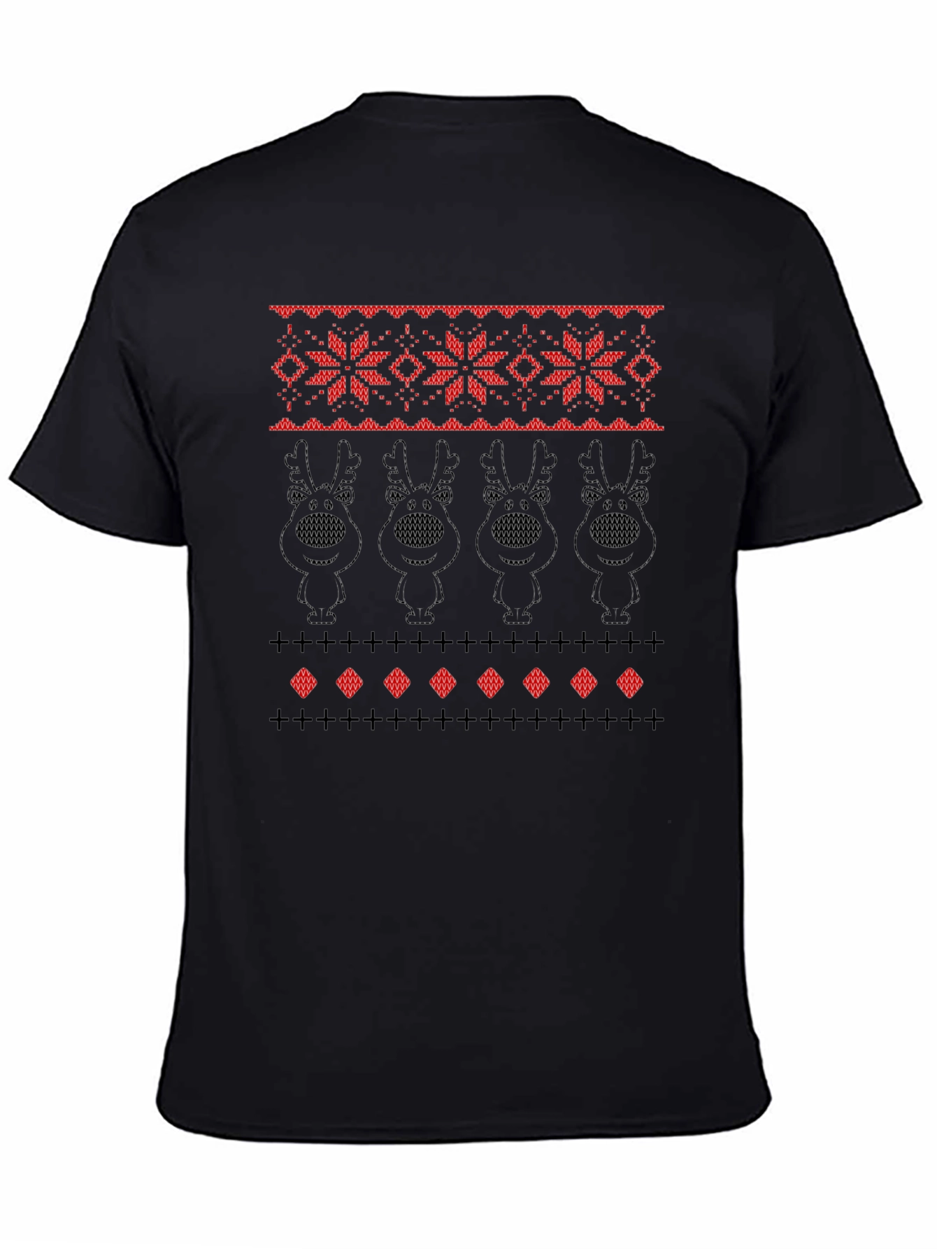 Ugly Christmas Reindeer T-Shirt