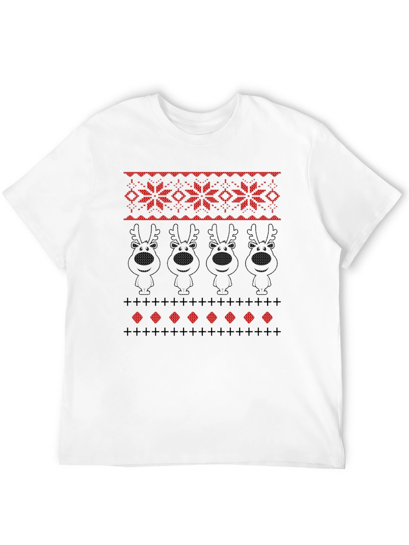 Ugly Christmas Reindeer T-Shirt