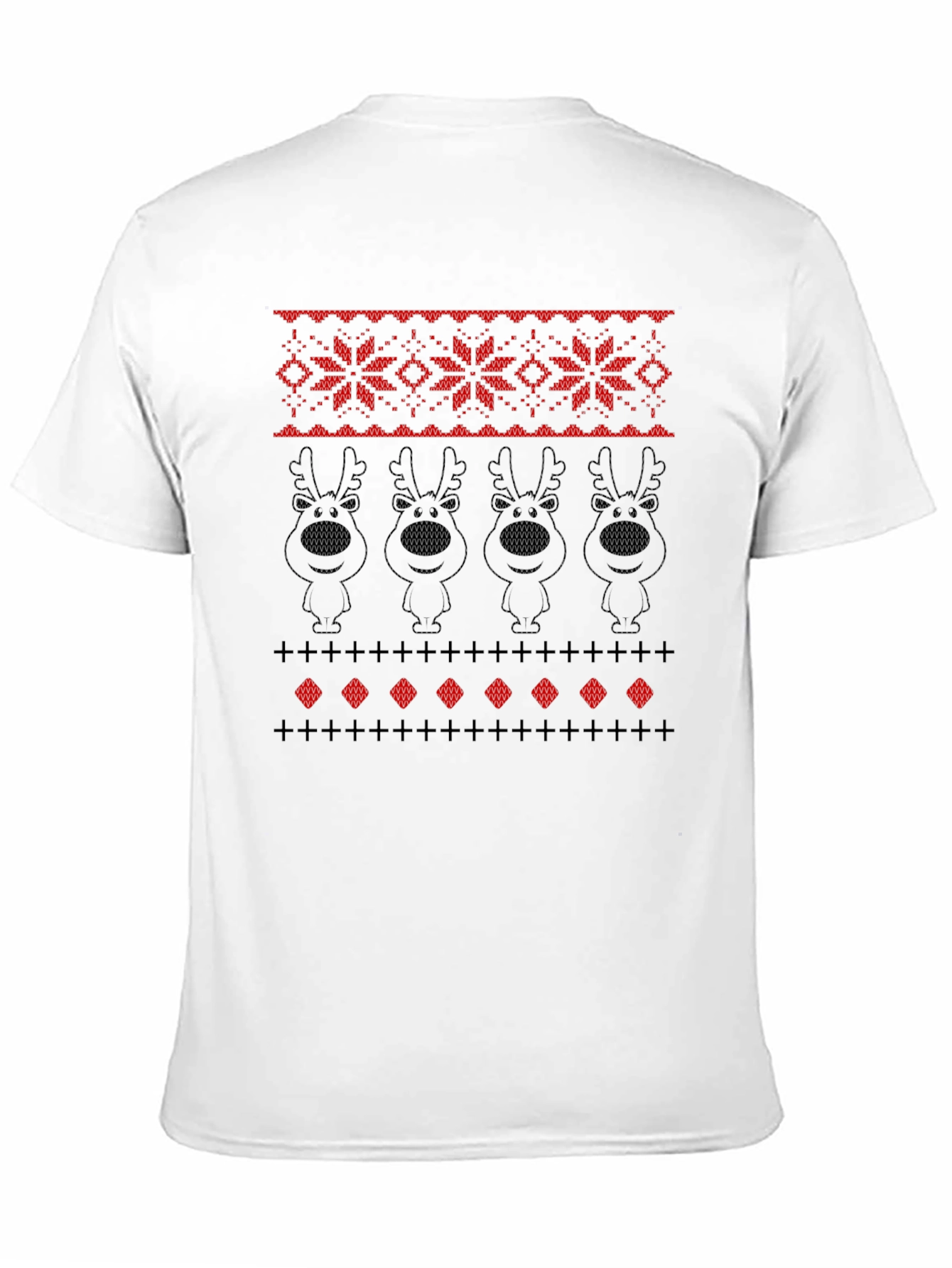 Ugly Christmas Reindeer T-Shirt