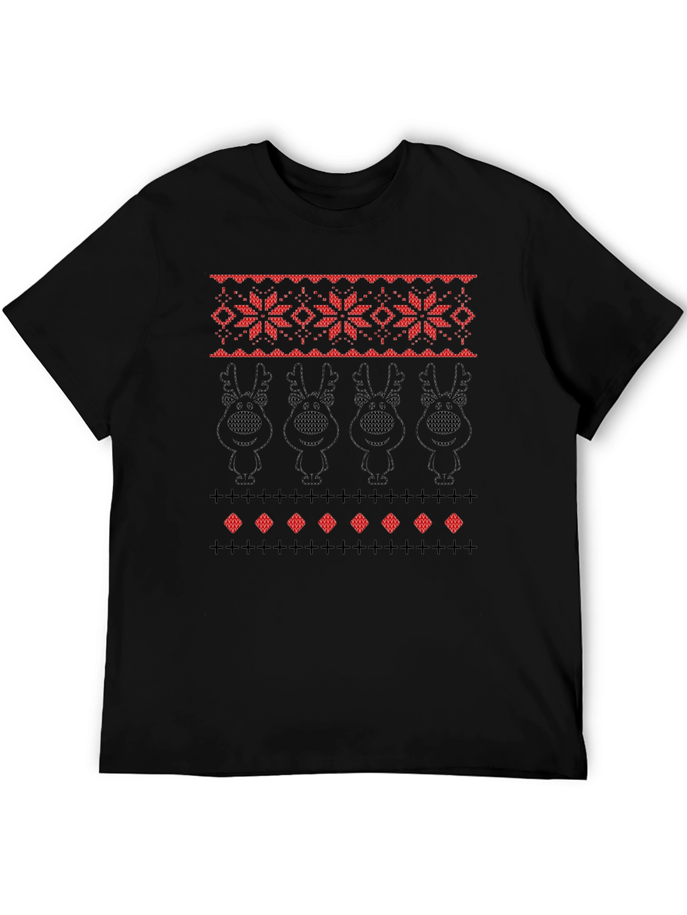 Ugly Christmas Reindeer T-Shirt