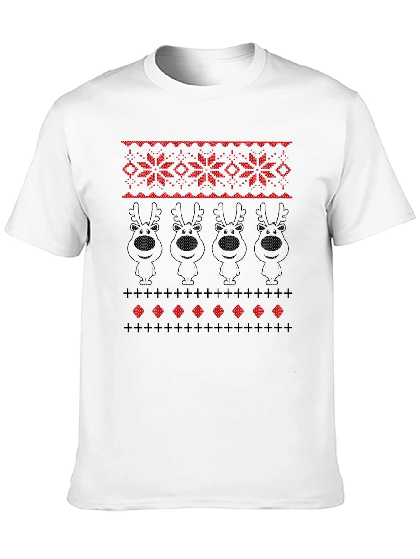Ugly Christmas Reindeer T-Shirt