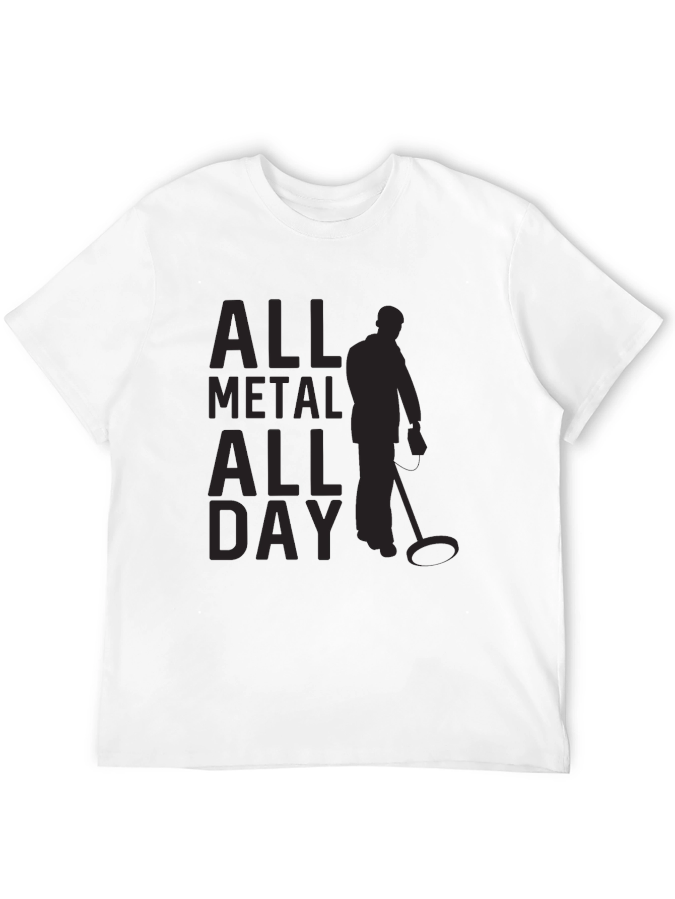 All Metal All Day Black T-Shirt