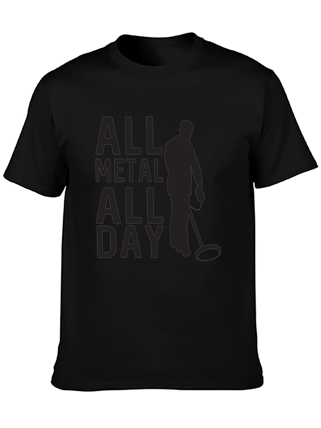 All Metal All Day Black T-Shirt