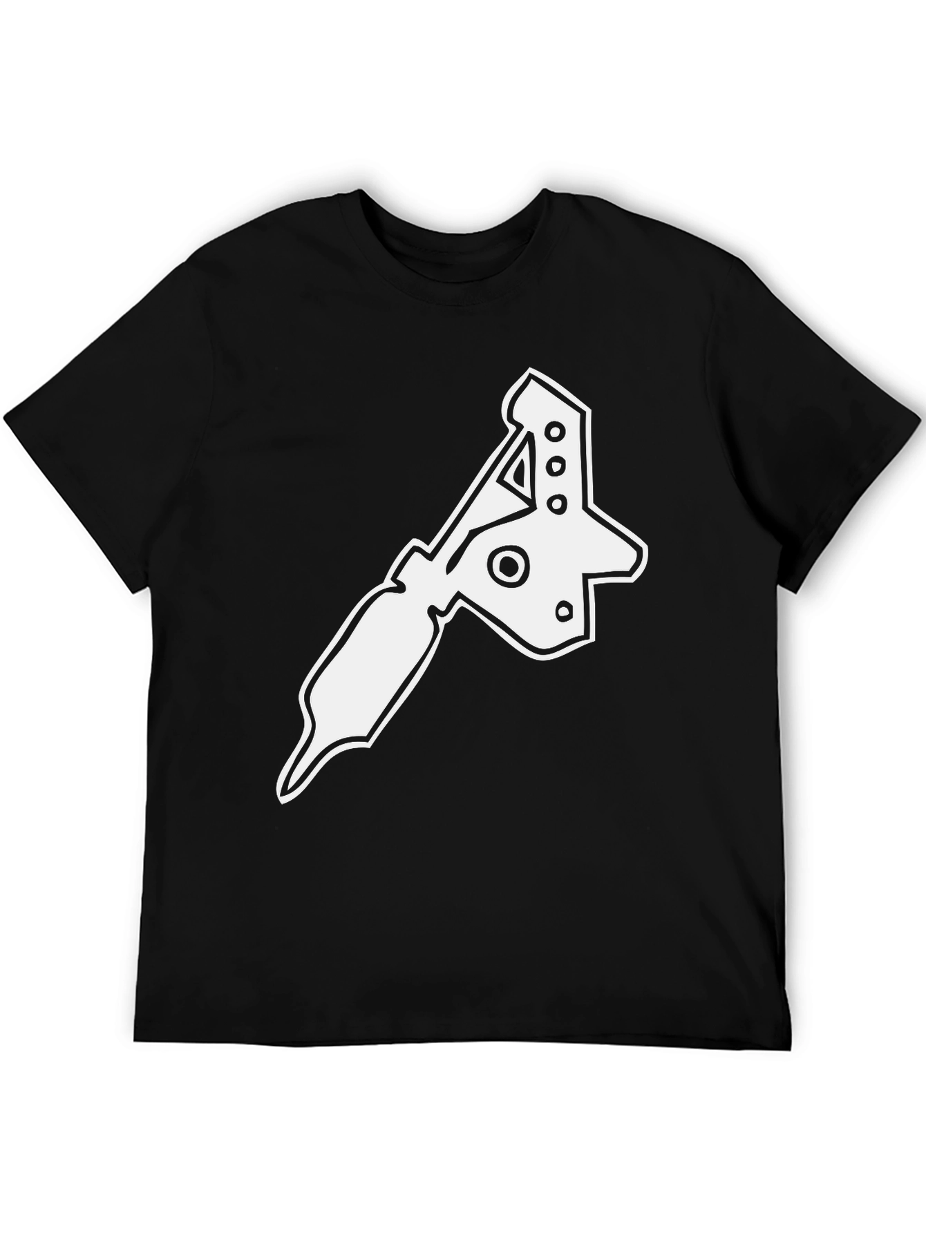 Tattoo Machine Graphic T-Shirt - Black Cotton Tee