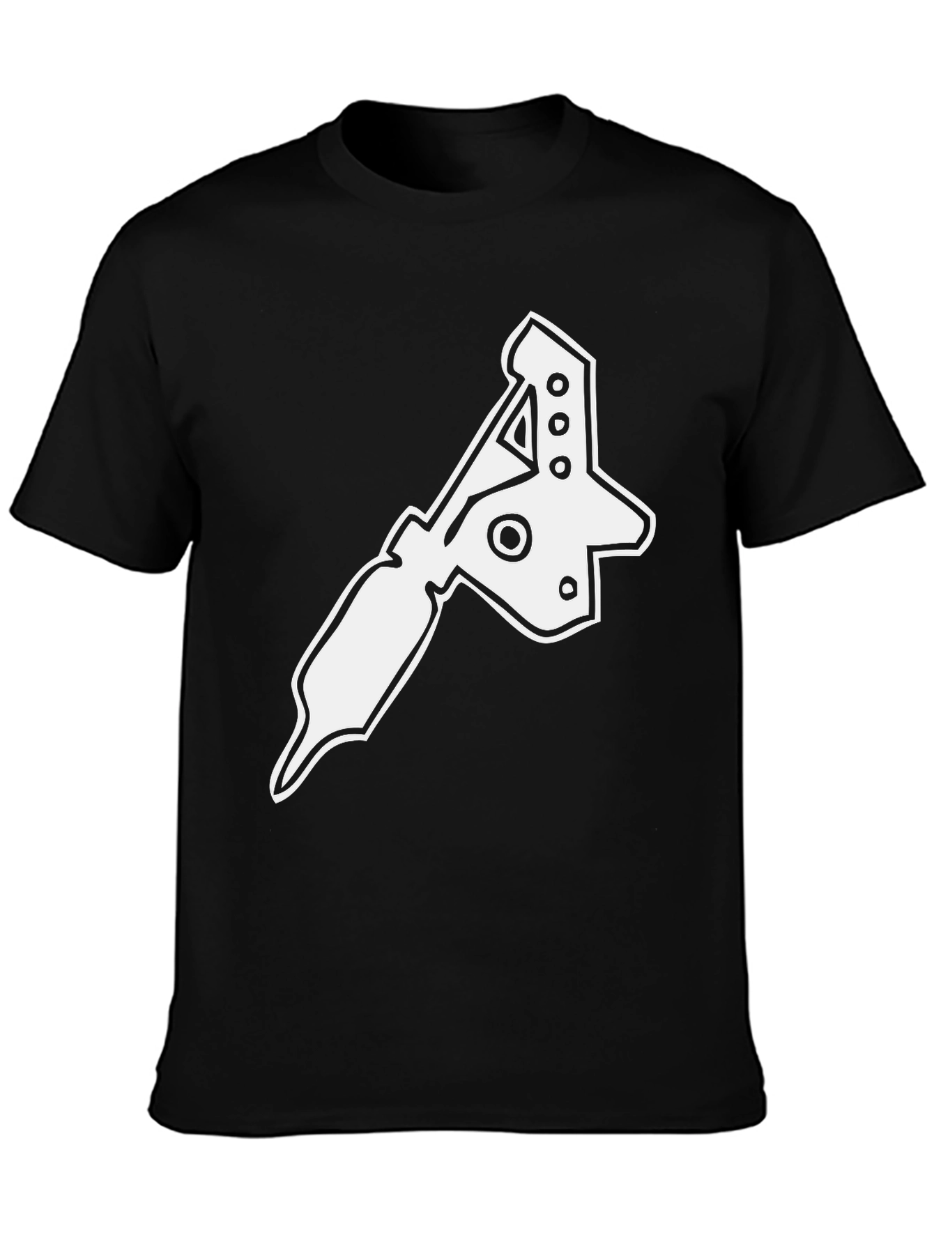 Tattoo Machine Graphic T-Shirt - Black Cotton Tee