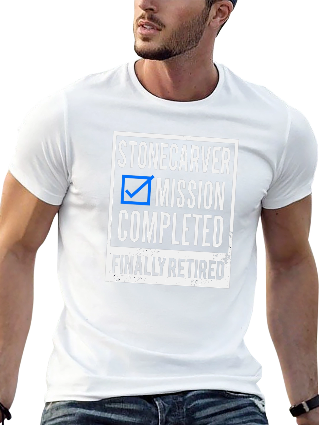 Stonecarver Mission Completed Retirement T-Shirt