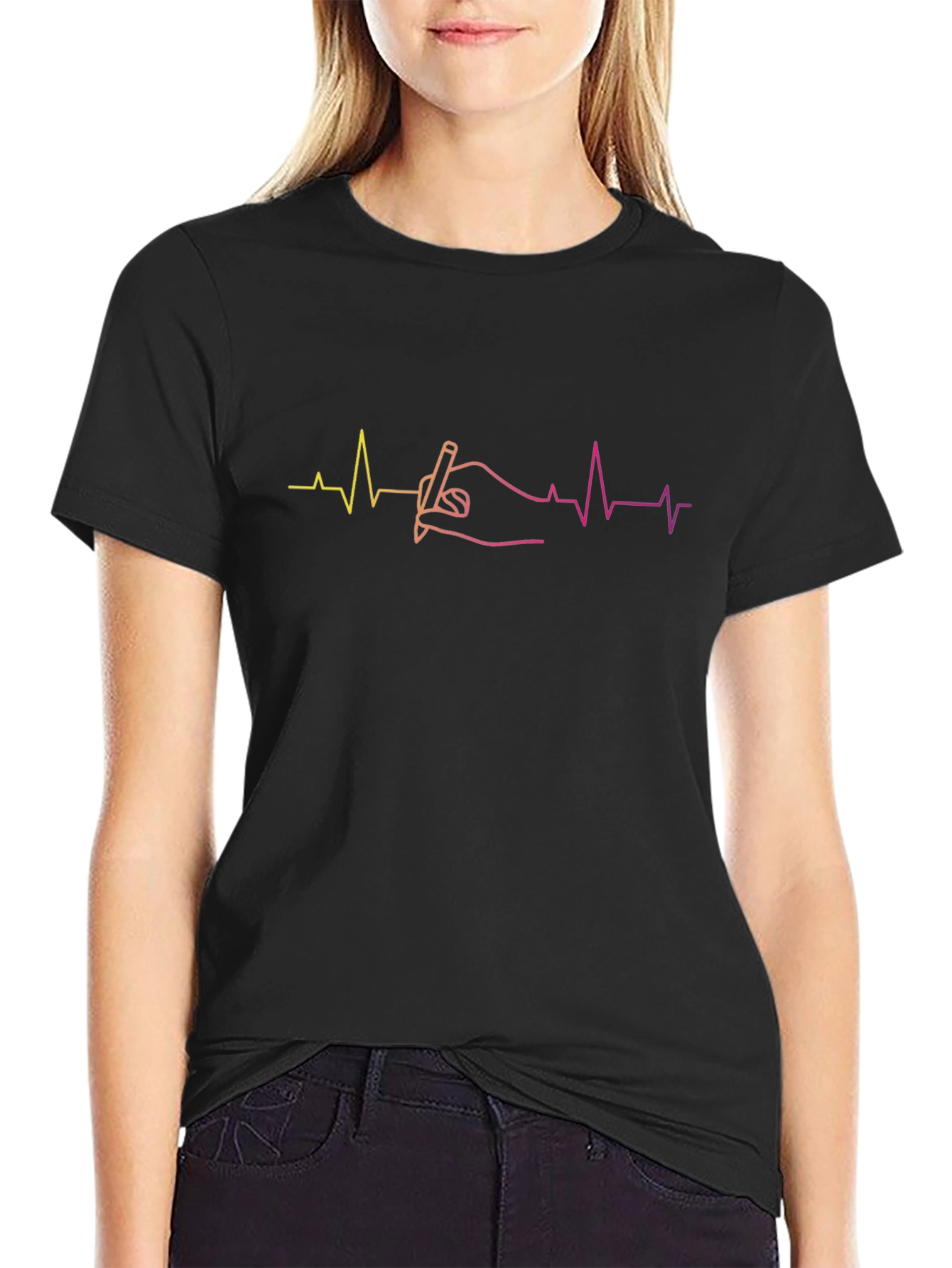 Artist Heartbeat T-Shirt - Draw Your Passion