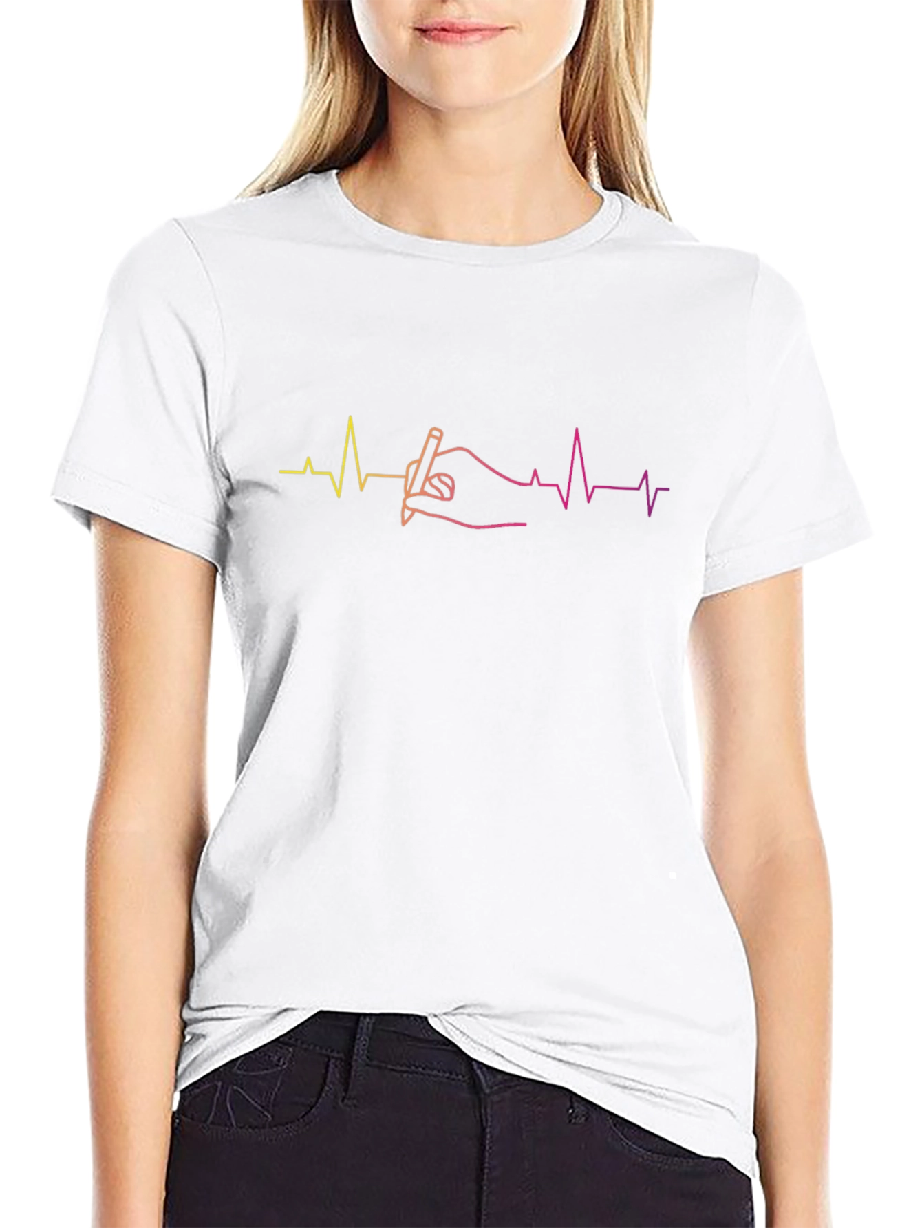Artist Heartbeat T-Shirt - Draw Your Passion