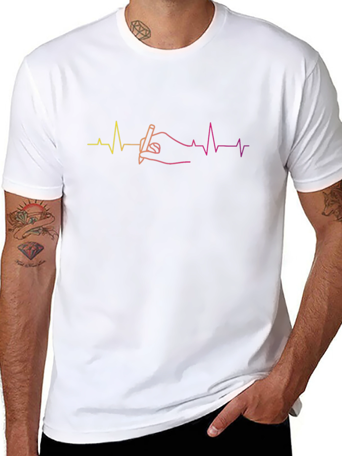 Artist Heartbeat T-Shirt - Draw Your Passion