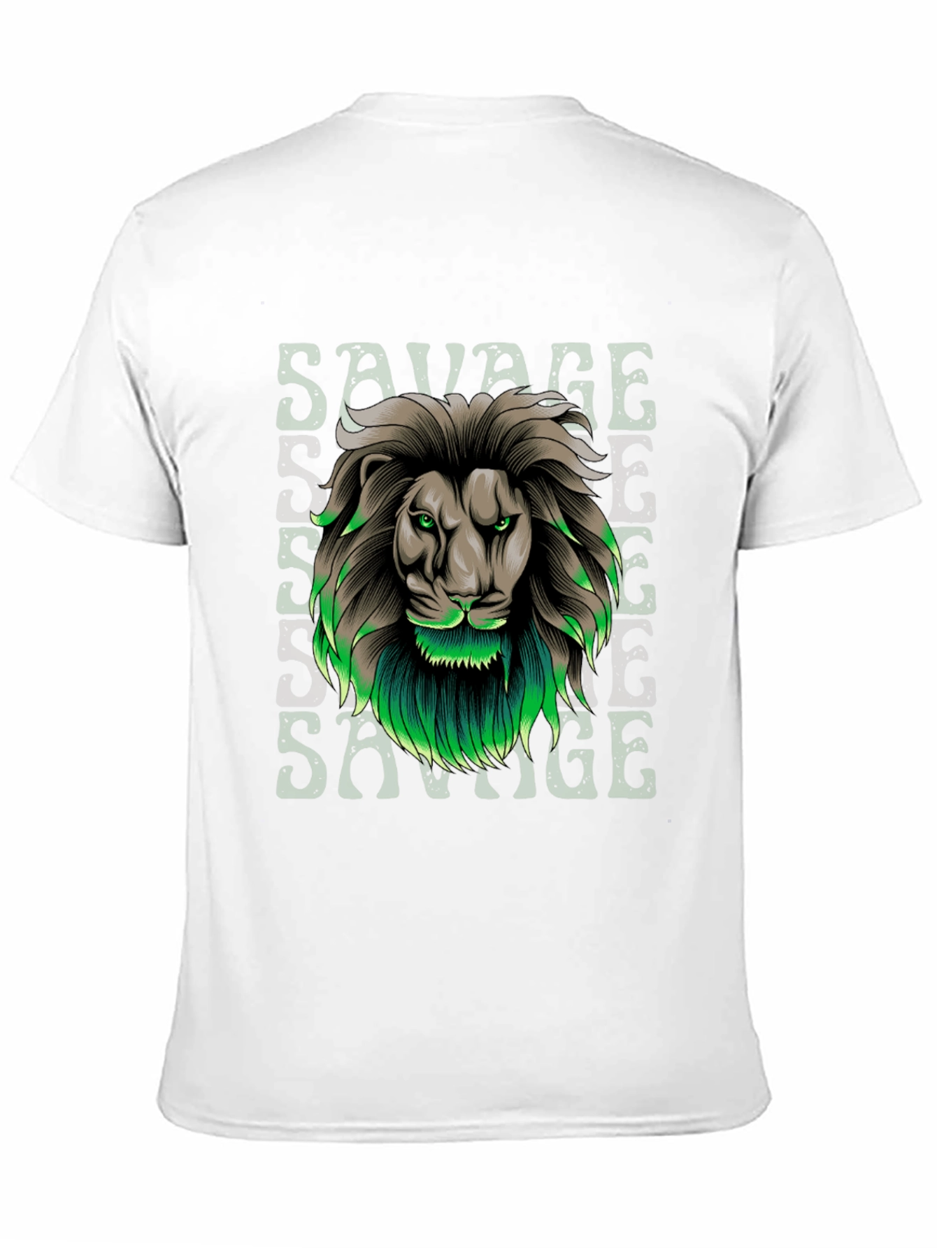 Savage Lion Graphic Tee - Stylish Mens T-Shirt