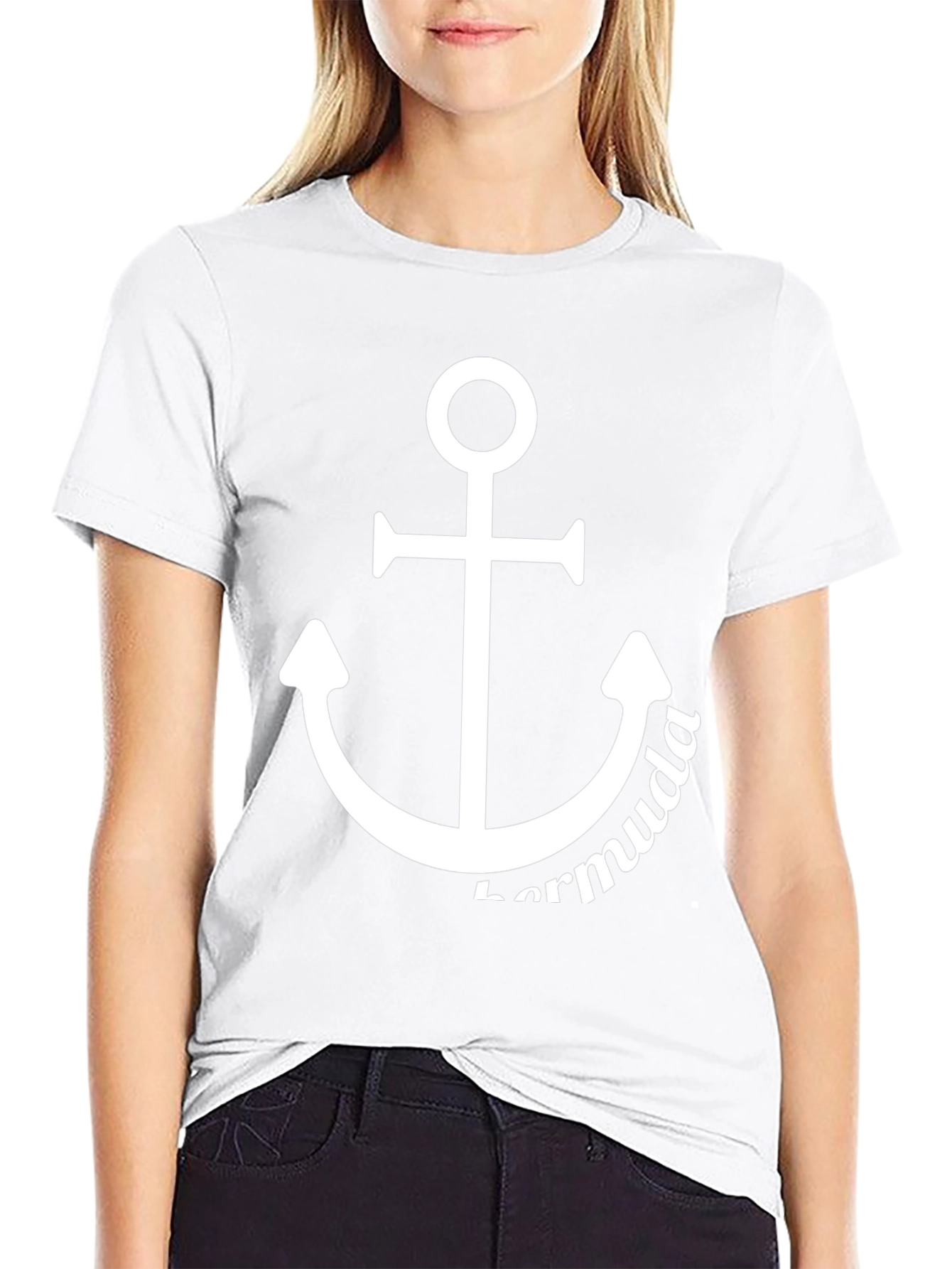 Bermuda Anchor Graphic T-Shirt - Black