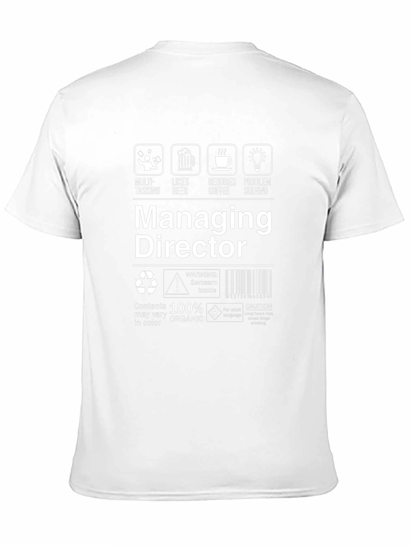 Managing Director Funny Graphic T-Shirt
