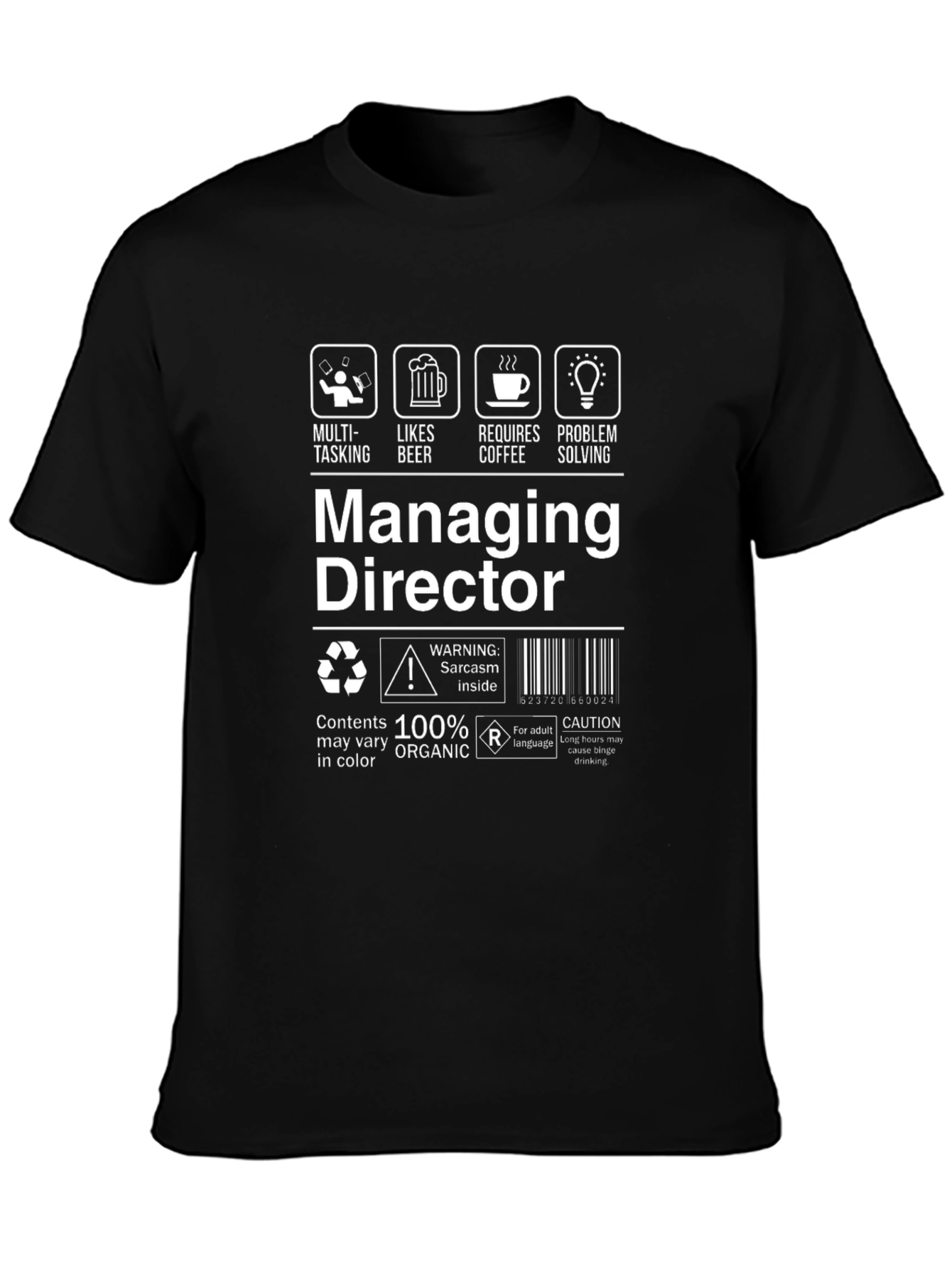 Managing Director Funny Graphic T-Shirt