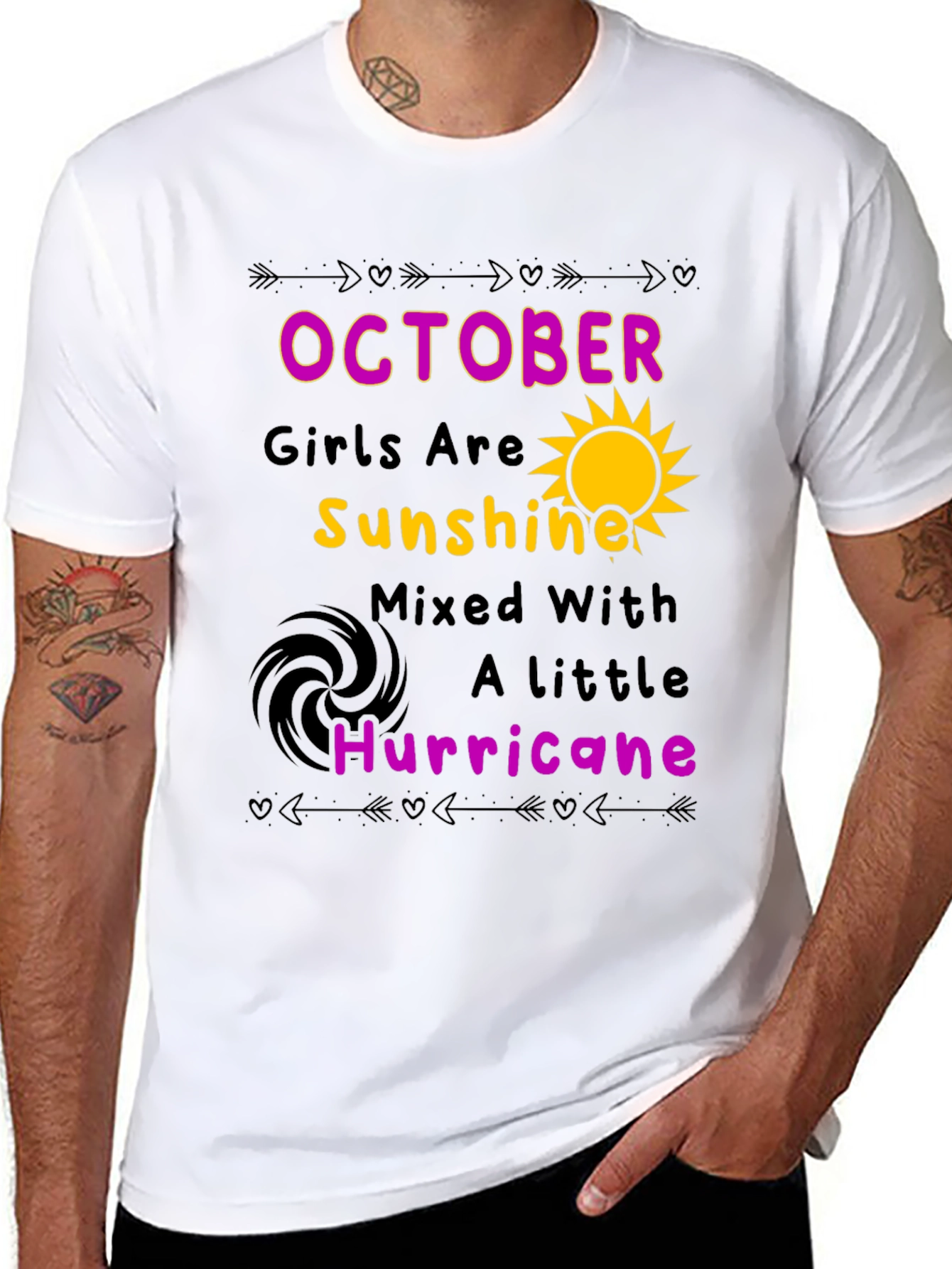 October Girls Sunshine & Hurricane Graphic Tee