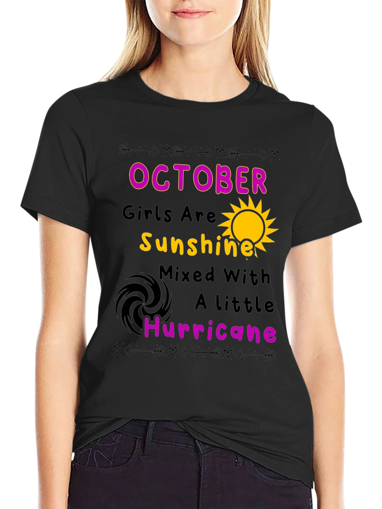 October Girls Sunshine & Hurricane Graphic Tee