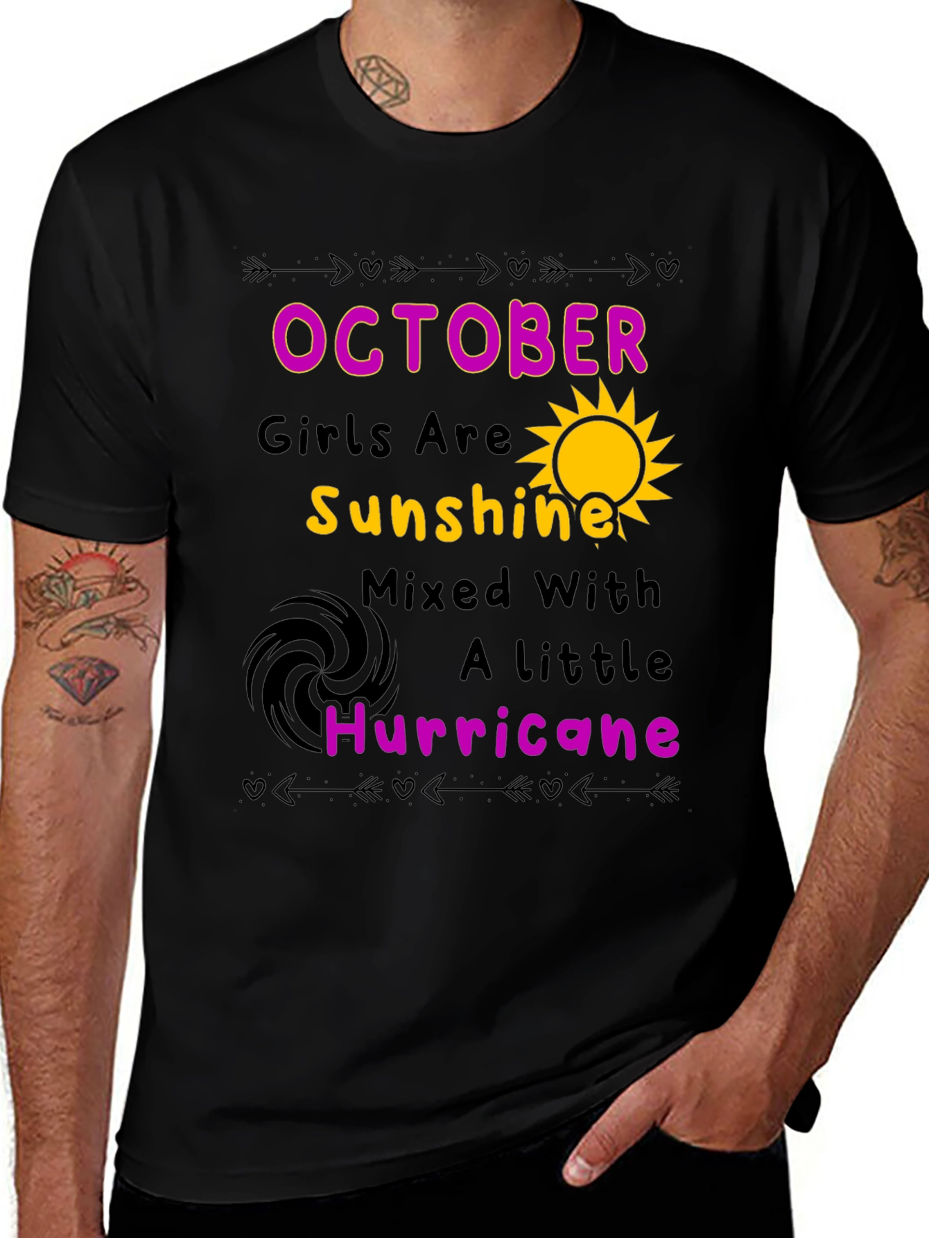 October Girls Sunshine & Hurricane Graphic Tee
