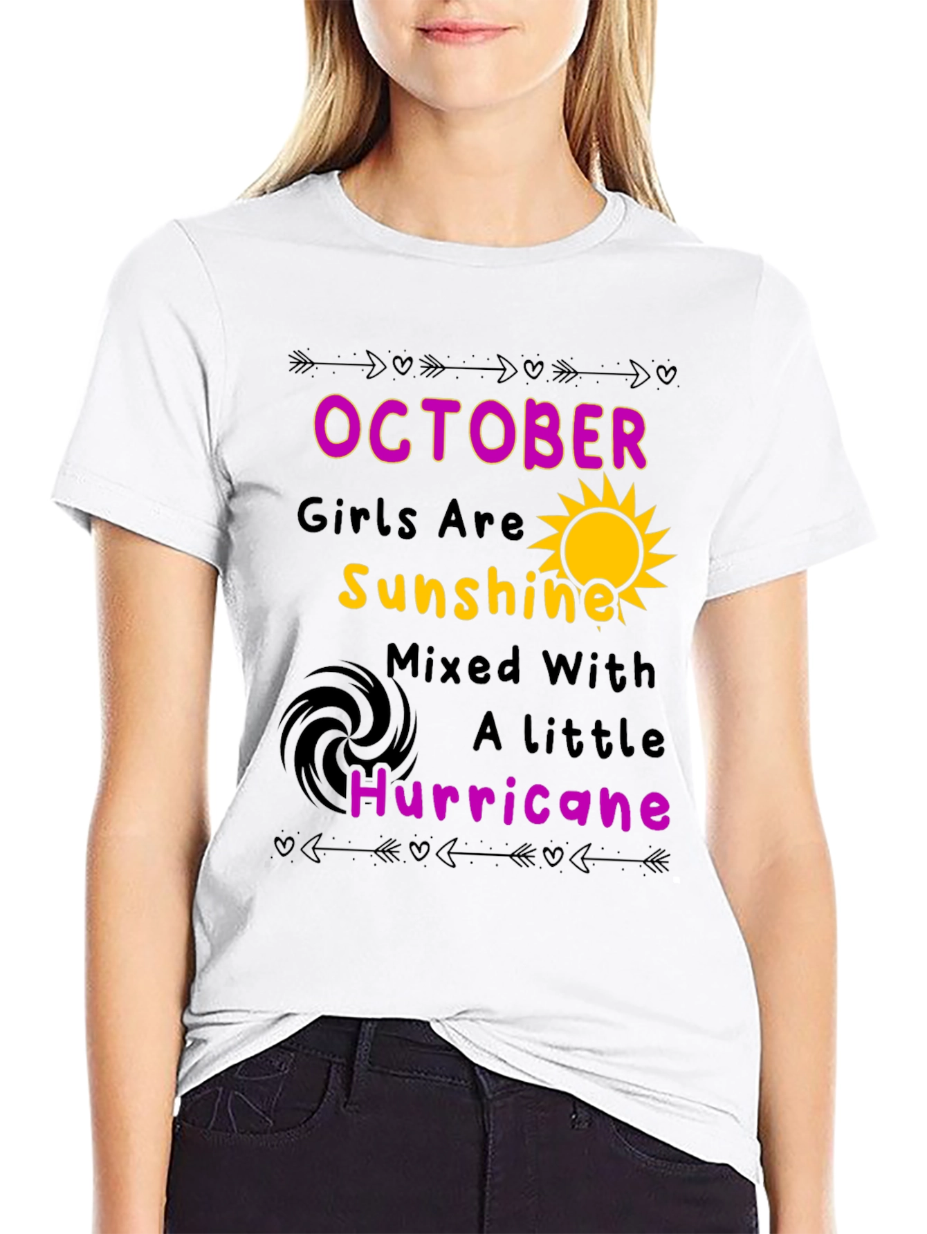 October Girls Sunshine & Hurricane Graphic Tee