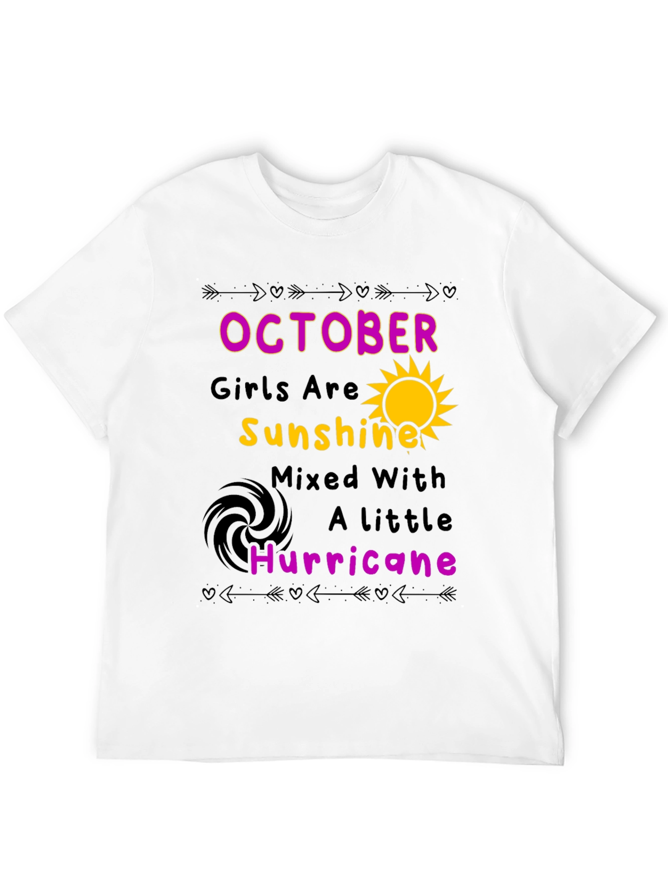 October Girls Sunshine & Hurricane Graphic Tee