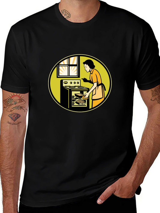 Retro Housewife Oven T-Shirt