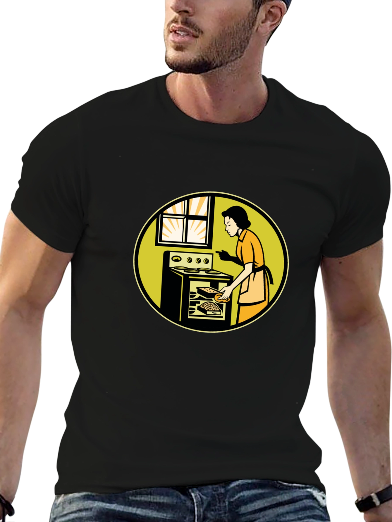 Retro Housewife Oven T-Shirt