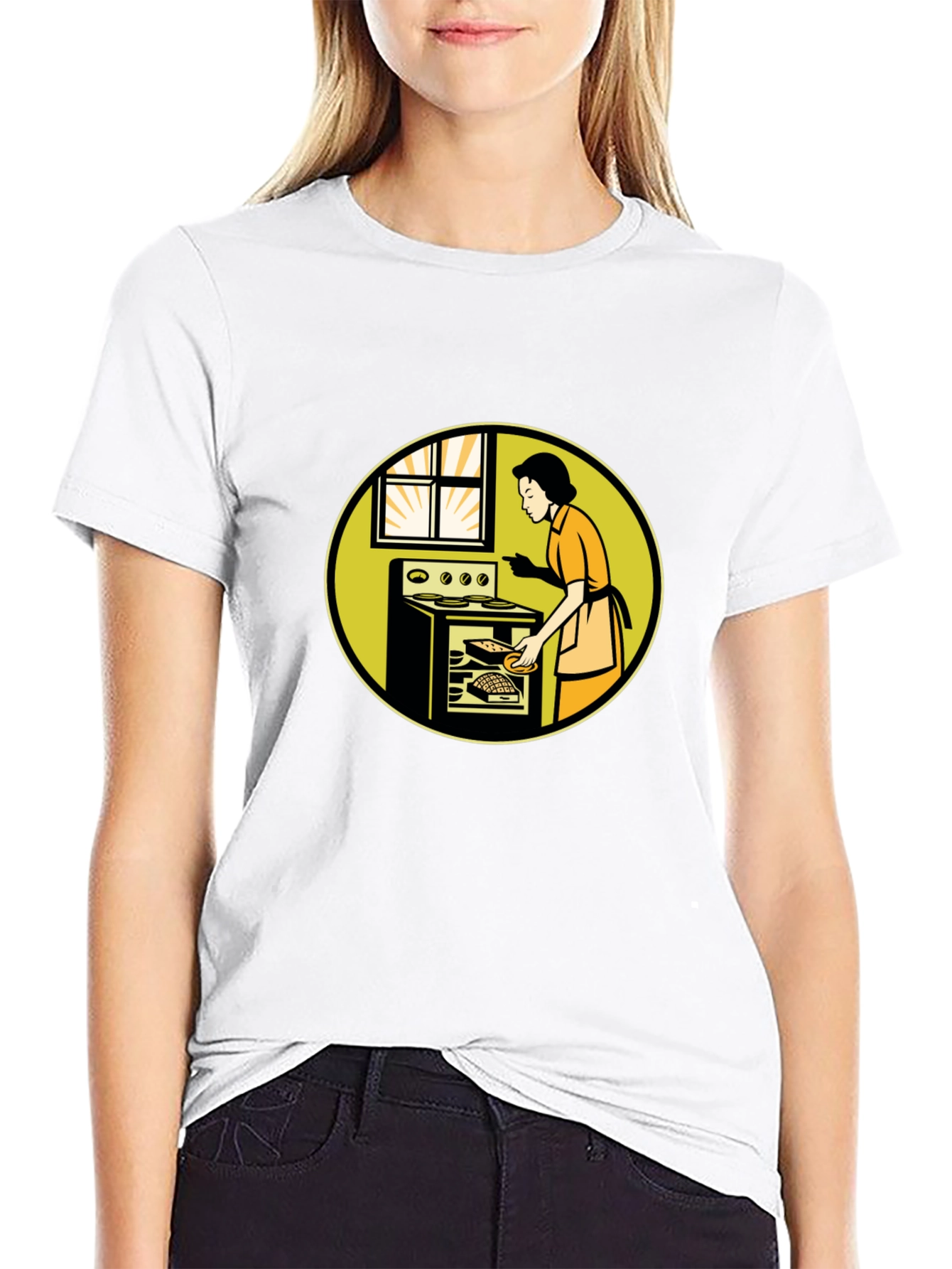 Retro Housewife Oven T-Shirt