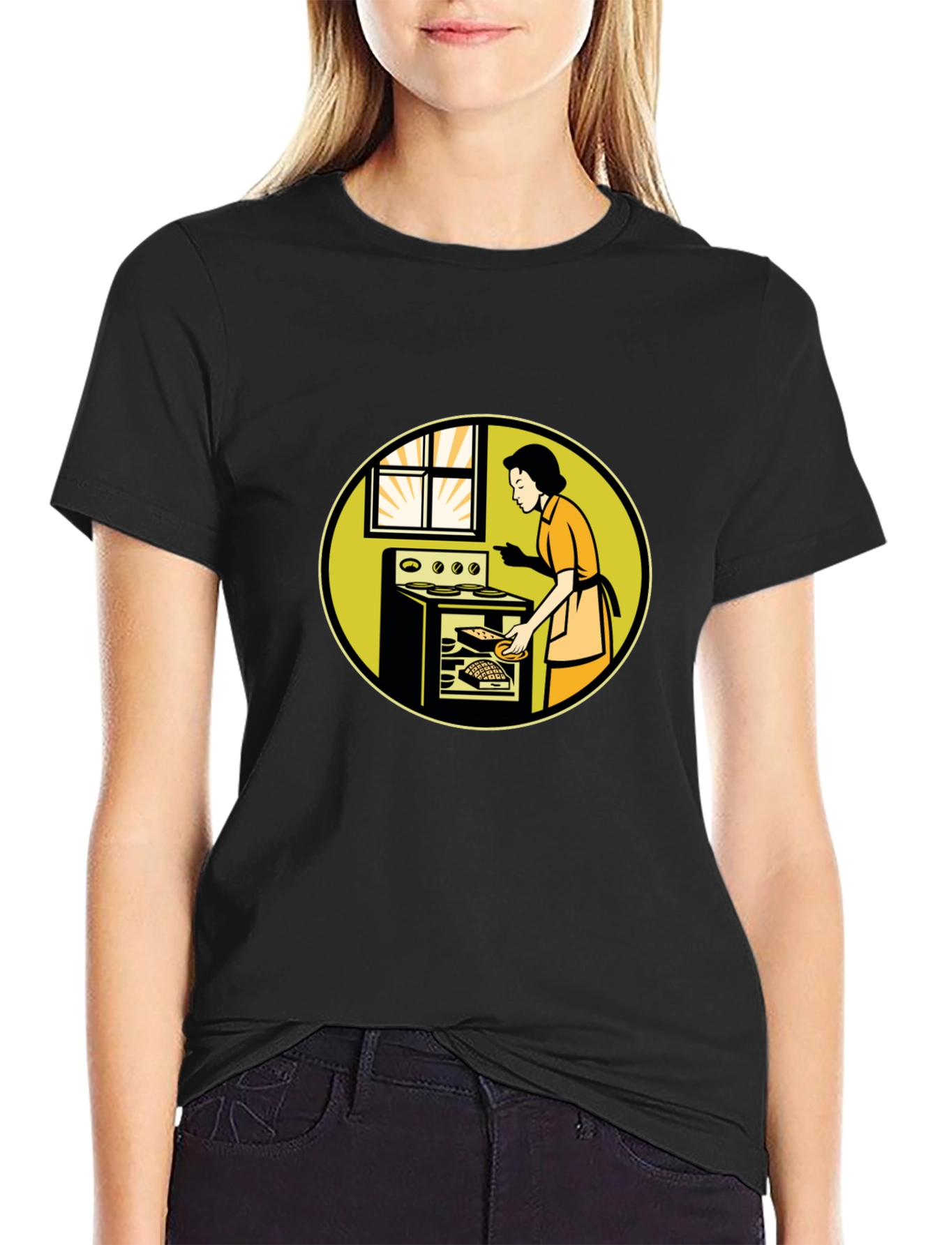 Retro Housewife Oven T-Shirt