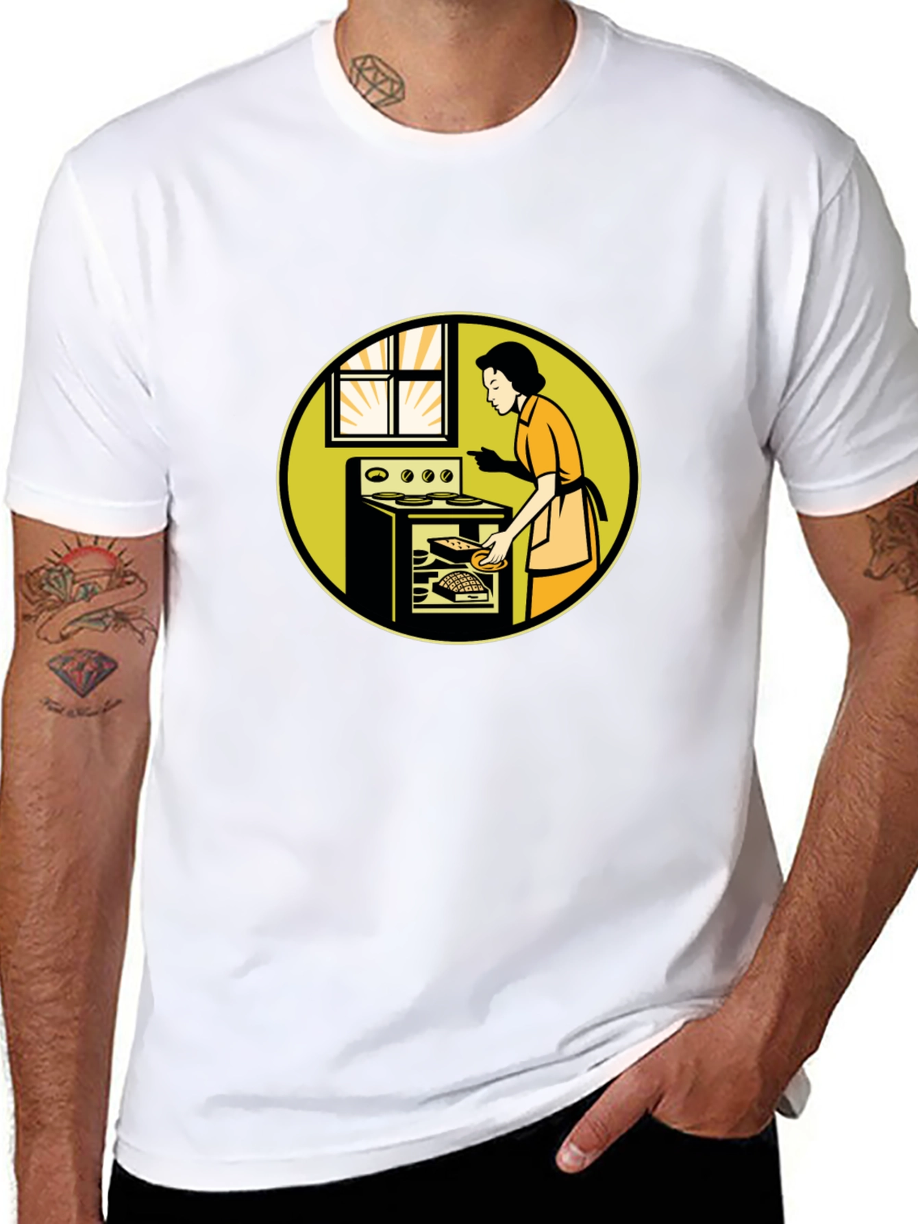 Retro Housewife Oven T-Shirt
