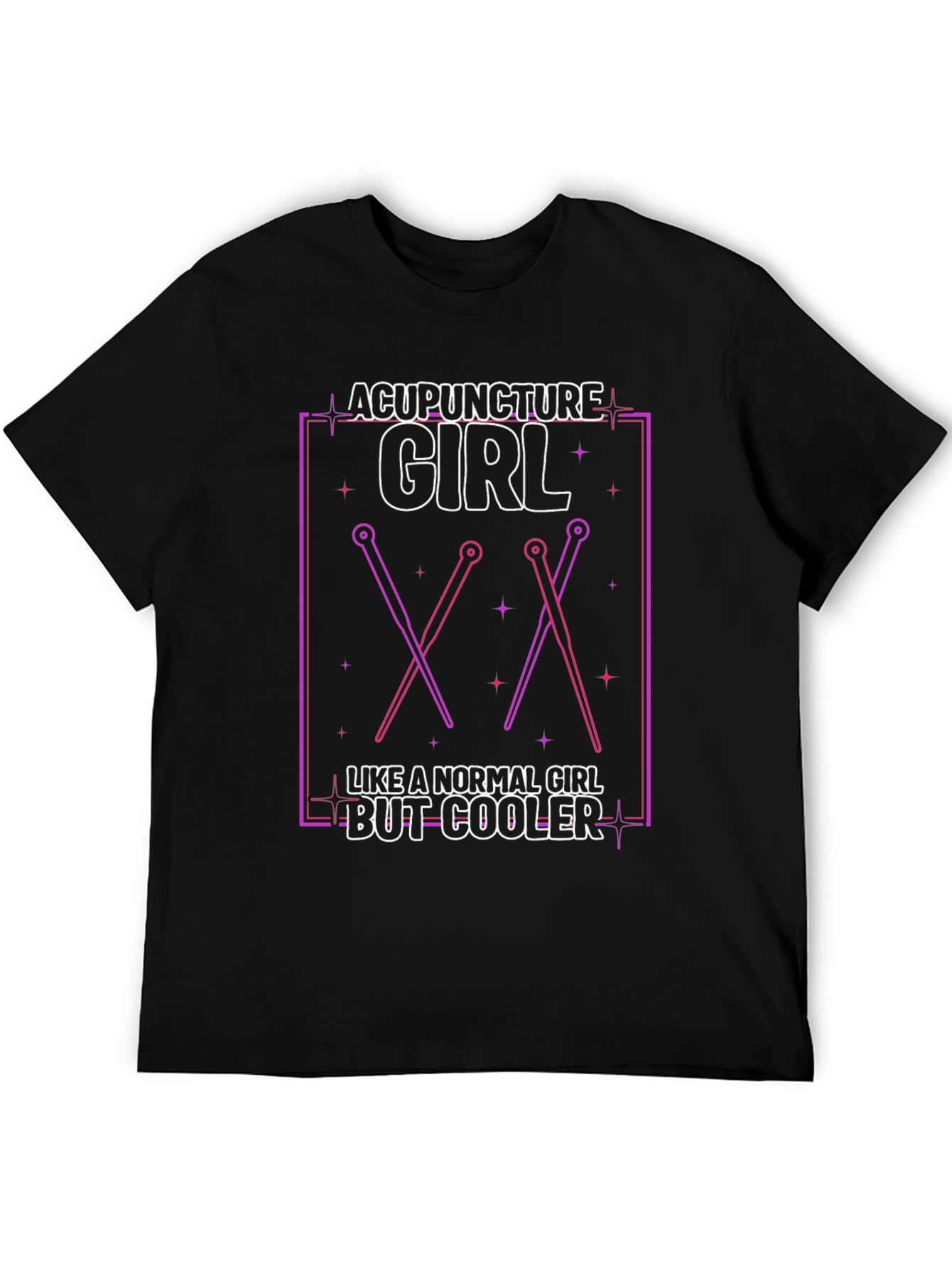 Acupuncture Girl T-Shirt - Cool Therapist Design