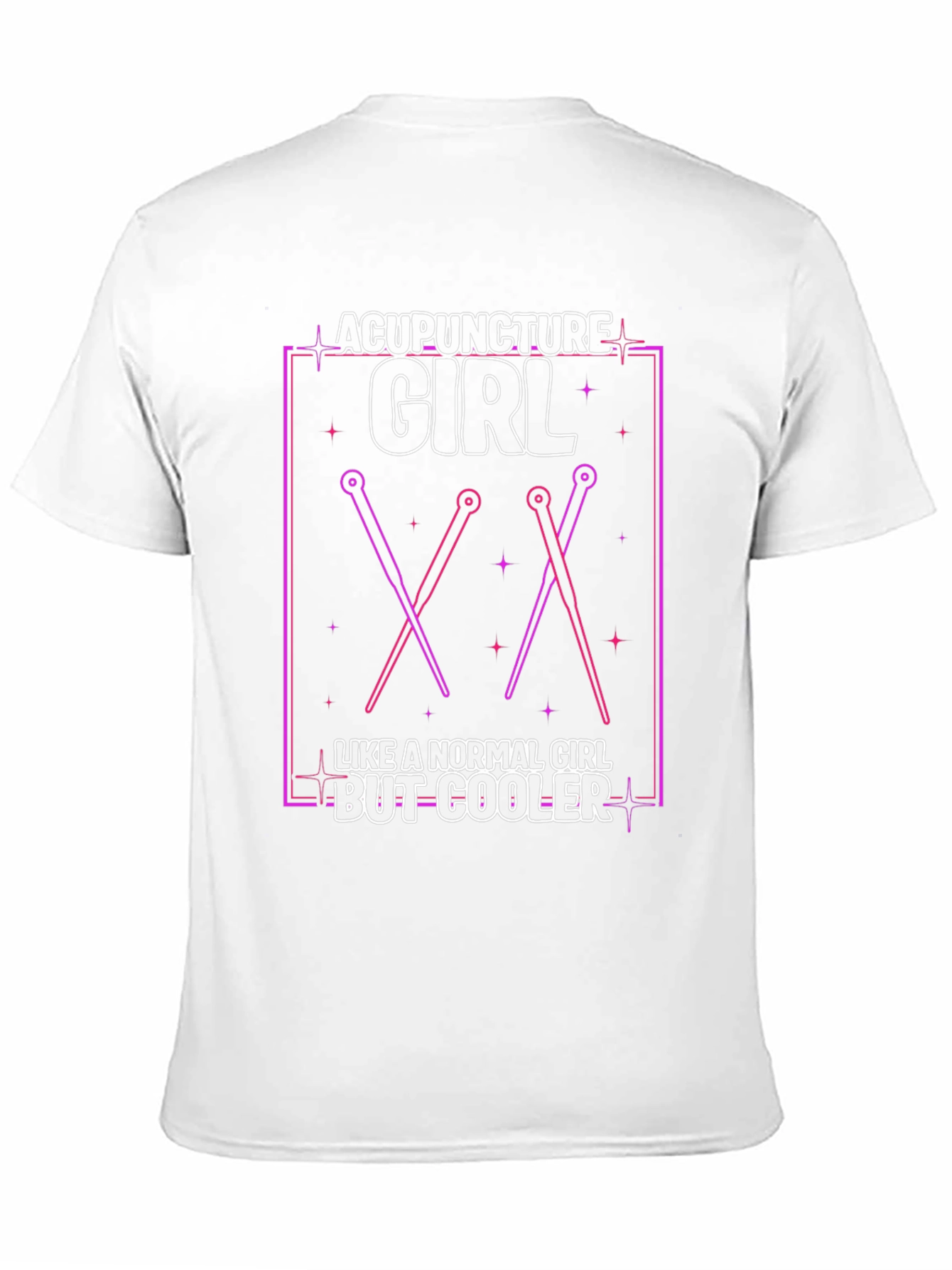 Acupuncture Girl T-Shirt - Cool Therapist Design