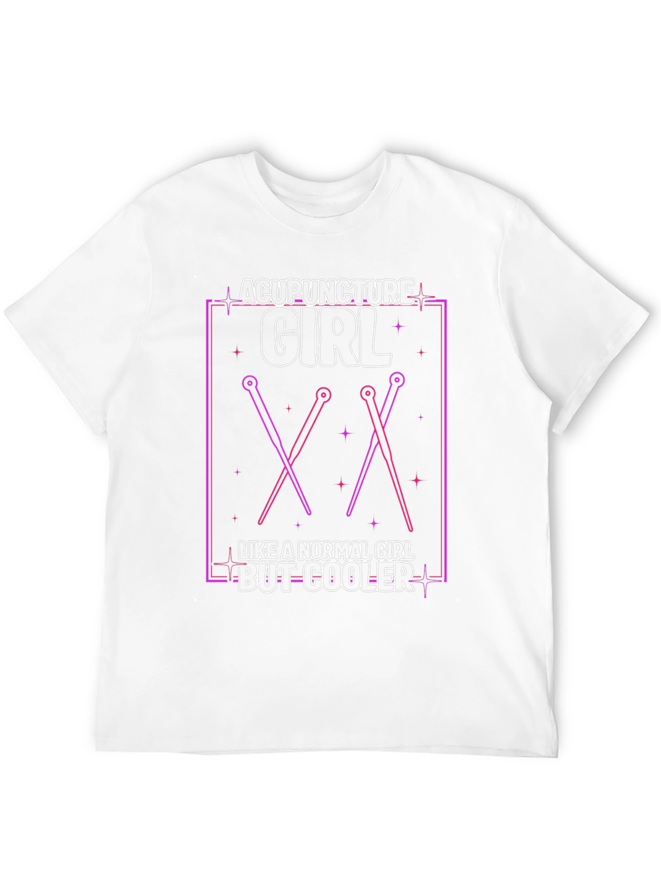 Acupuncture Girl T-Shirt - Cool Therapist Design