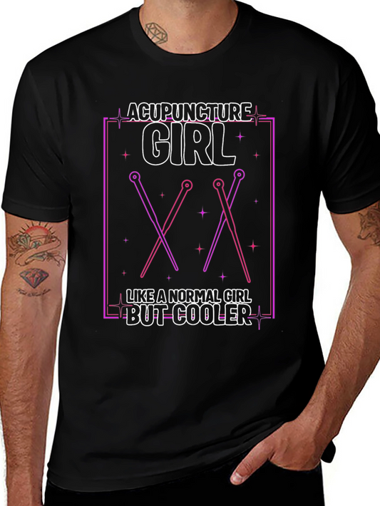 Acupuncture Girl T-Shirt - Cool Therapist Design