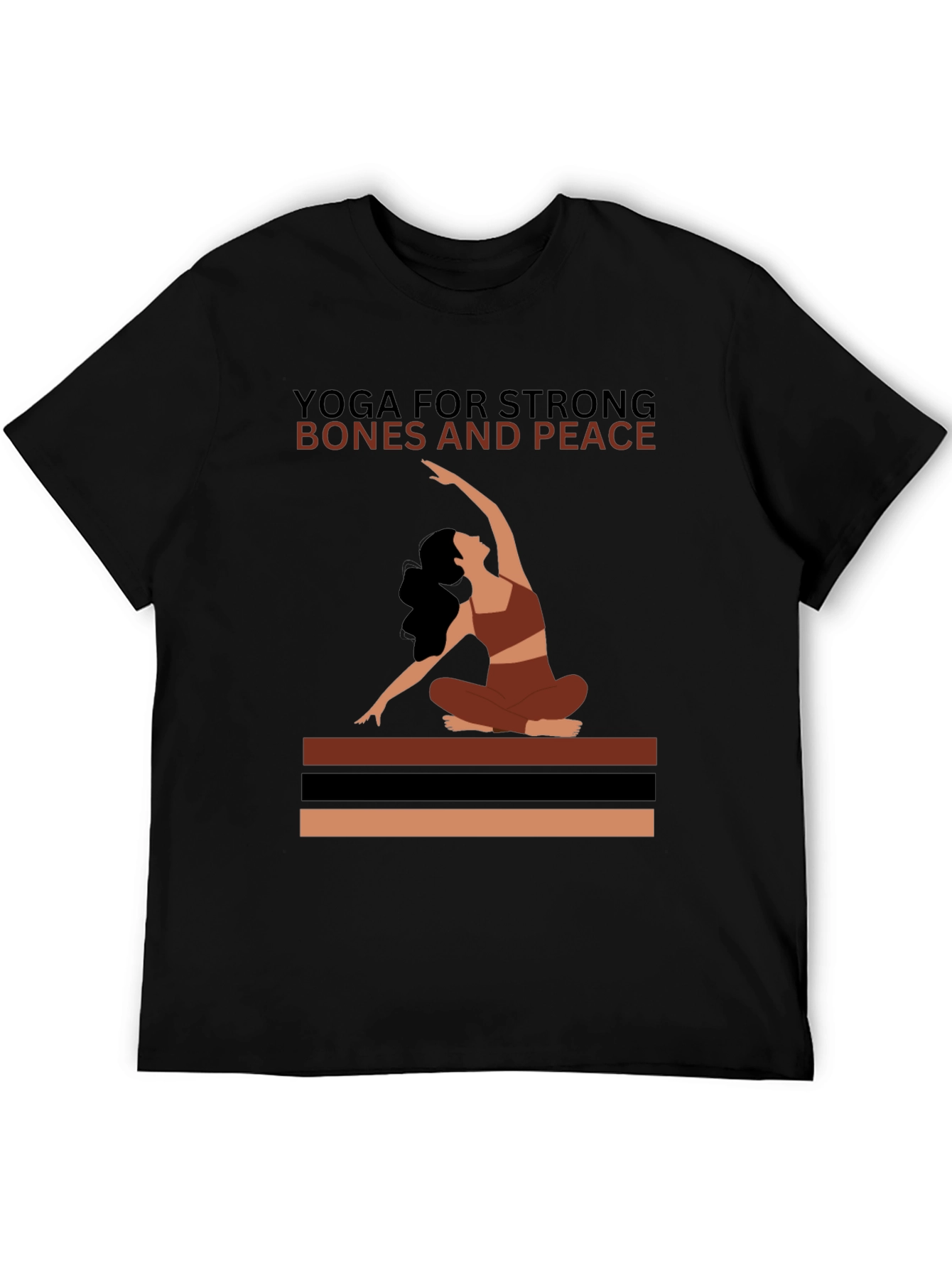 Yoga for Strong Bones and Peace Graphic Tee